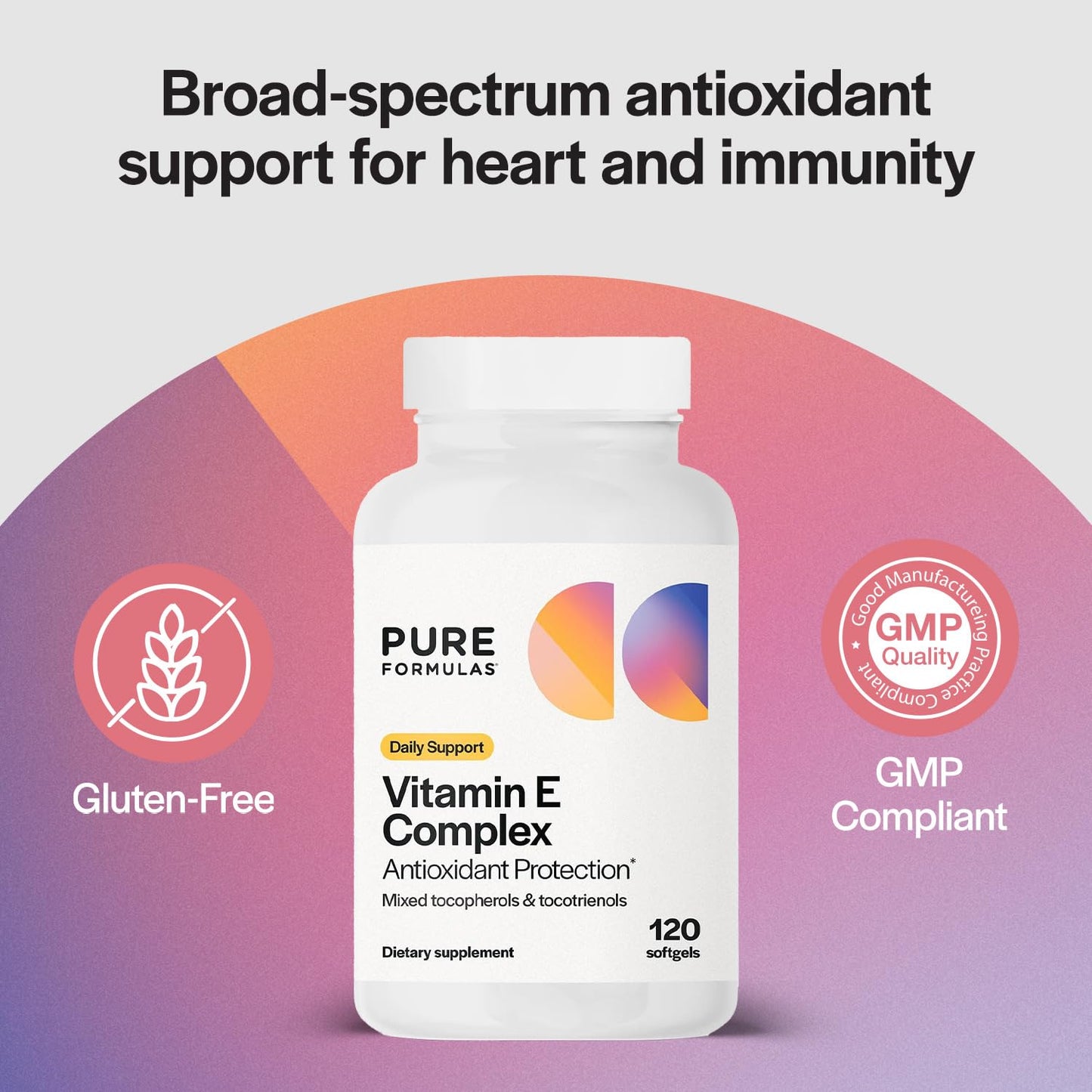PureFormulas Vitamin E Complex Softgels 120