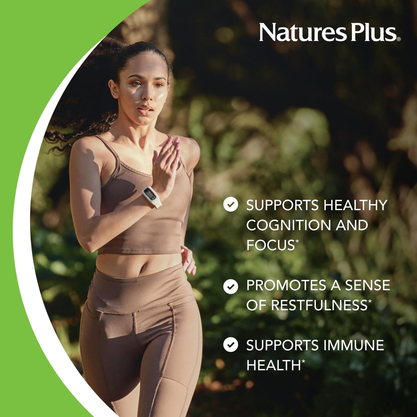 NaturesPlus PRO Suntheanine L-Theanine 60 Capsules