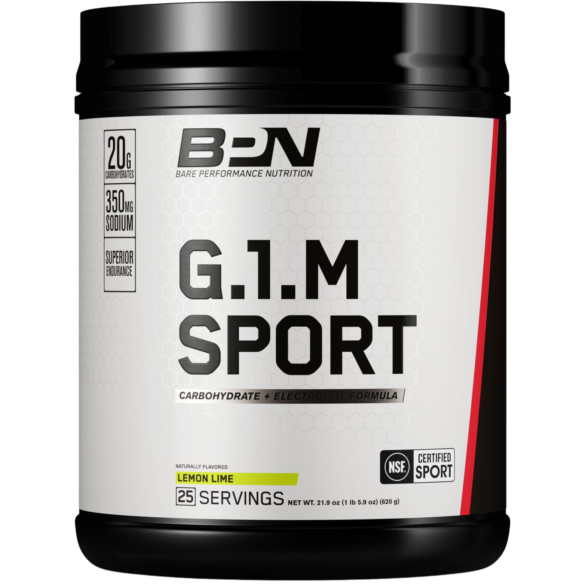 BARE PERFORMANCE NUTRITION BPN G.1.M Go One More Sport Endurance Training Fuel, Carbohydrate & Electrolytes Powder, 22 Servings