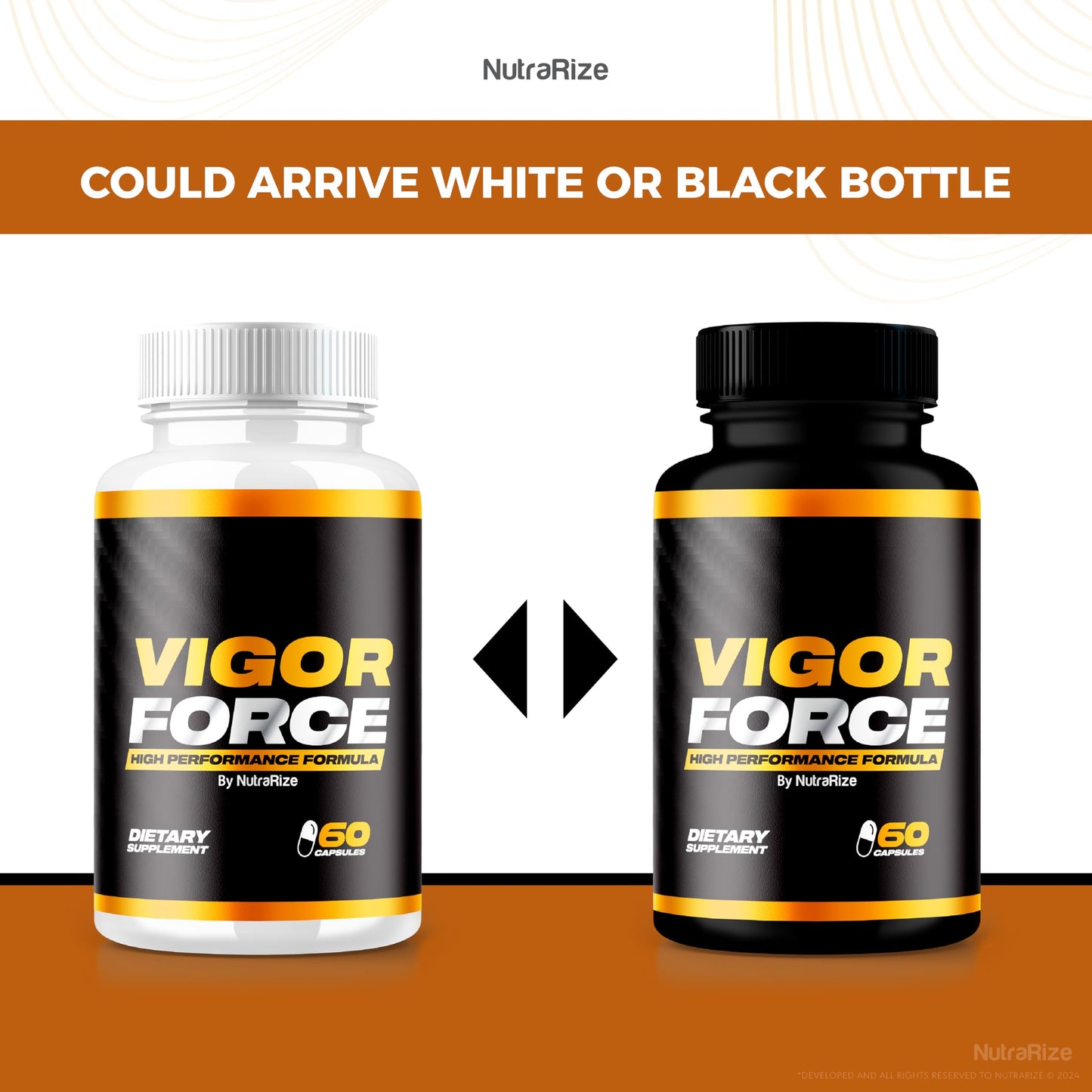 NutraRize Vigor Force for Men Capsules 180 Count