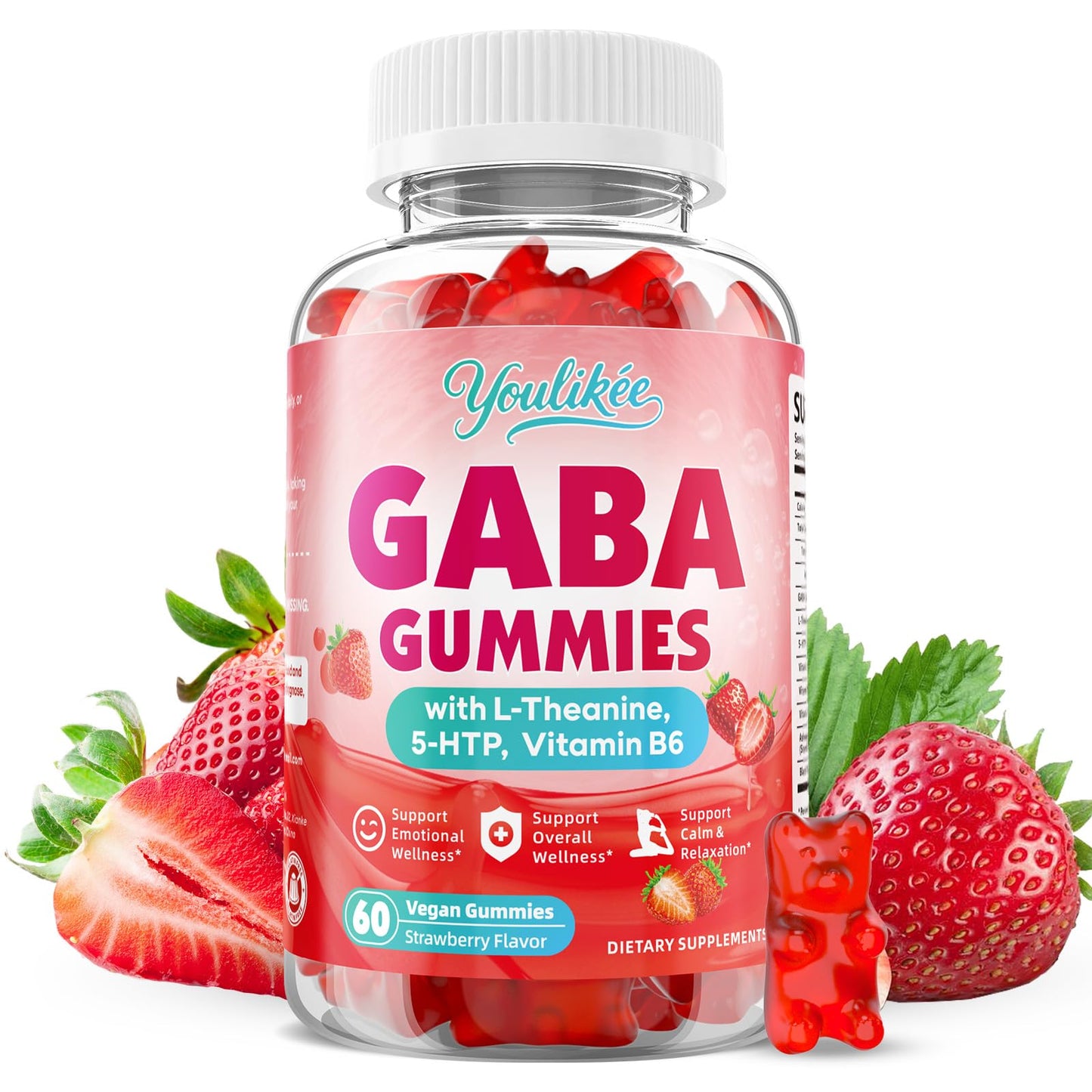 Youlikee GABA Gummies 60 Count