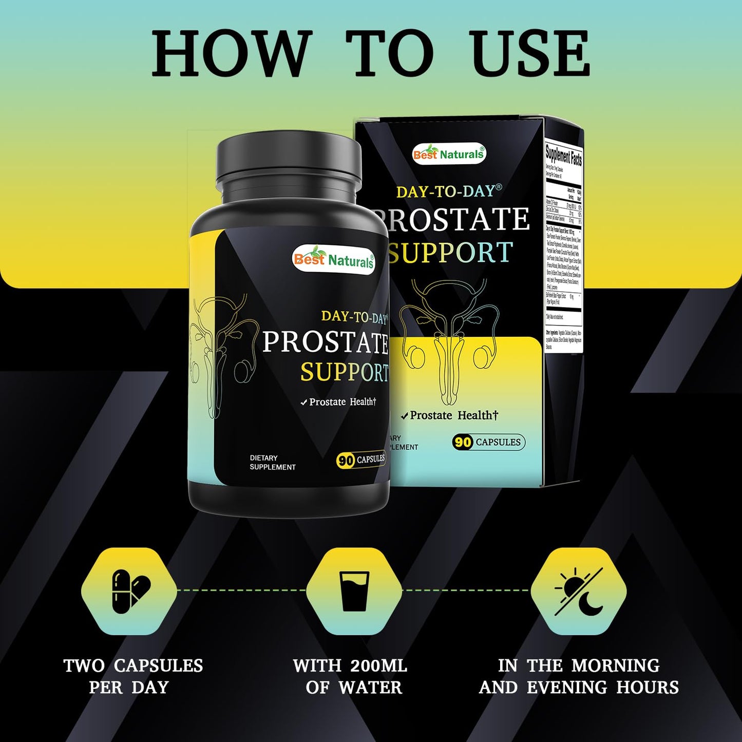 Best Naturals Day-to-Day Prostate Support Capsule 90 Count