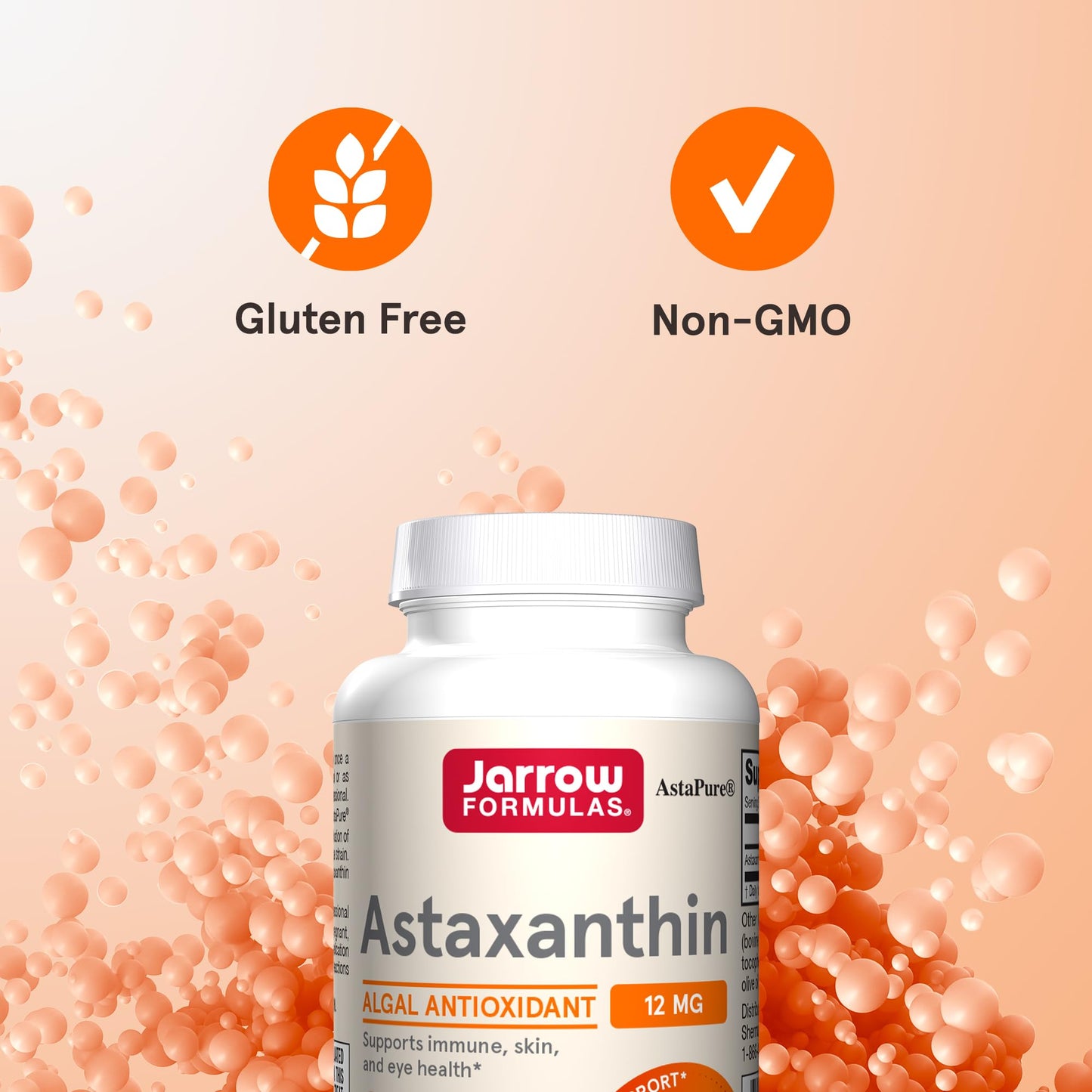 Jarrow Formulas Astaxanthin 12 mg Softgel, 30 Count
