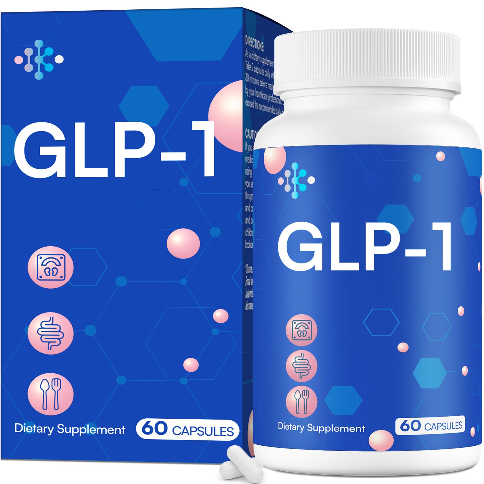 Wedkoup GLP-1 Activation for Women & Men, 16-in-1 GLP-1 Supplement for Daily GLP 1 Naturally, 60 Capsules