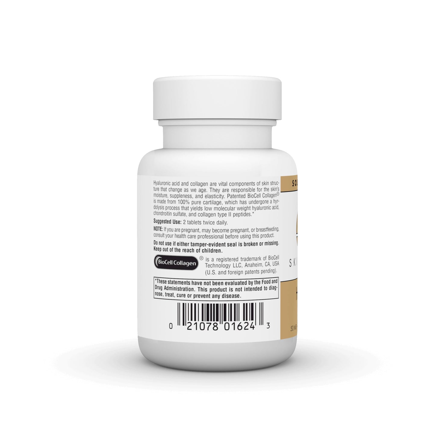 Source Naturals Skin Eternal Hyaluronic Acid 50mg Tablet, 30 Tablets
