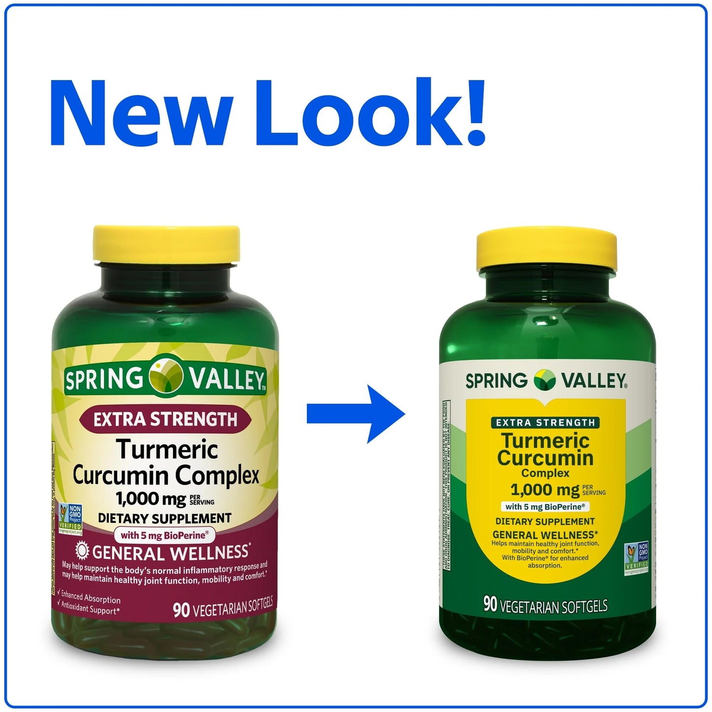 SUREFECT Turmeric Curcumin Complex with BioPerine Softgels 90 count