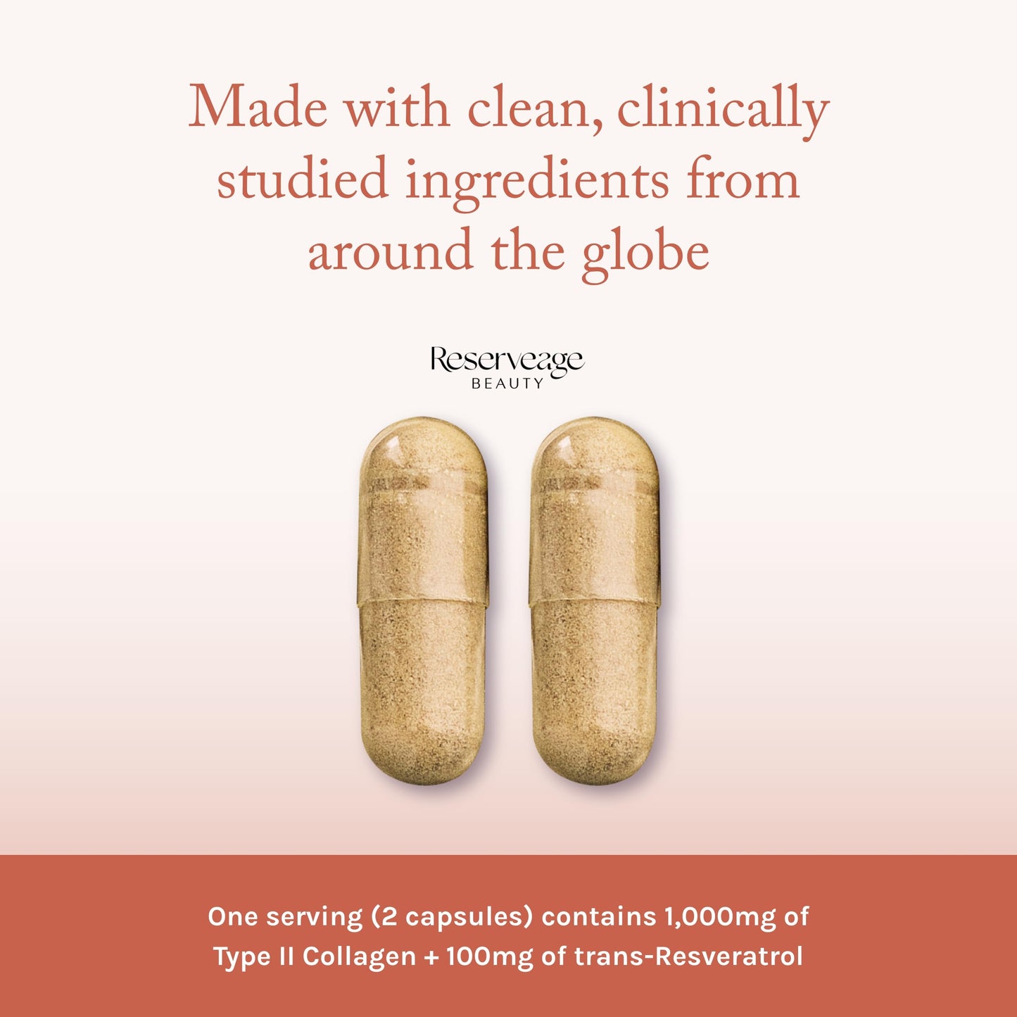 Reserveage Nutrition Beauty Collagen Booster 120 Capsules