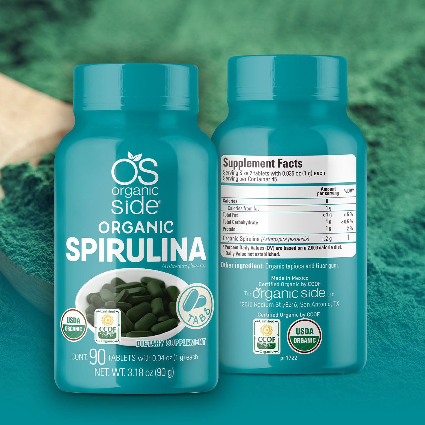 OS Organic Side Spirulina Tablets 3.1