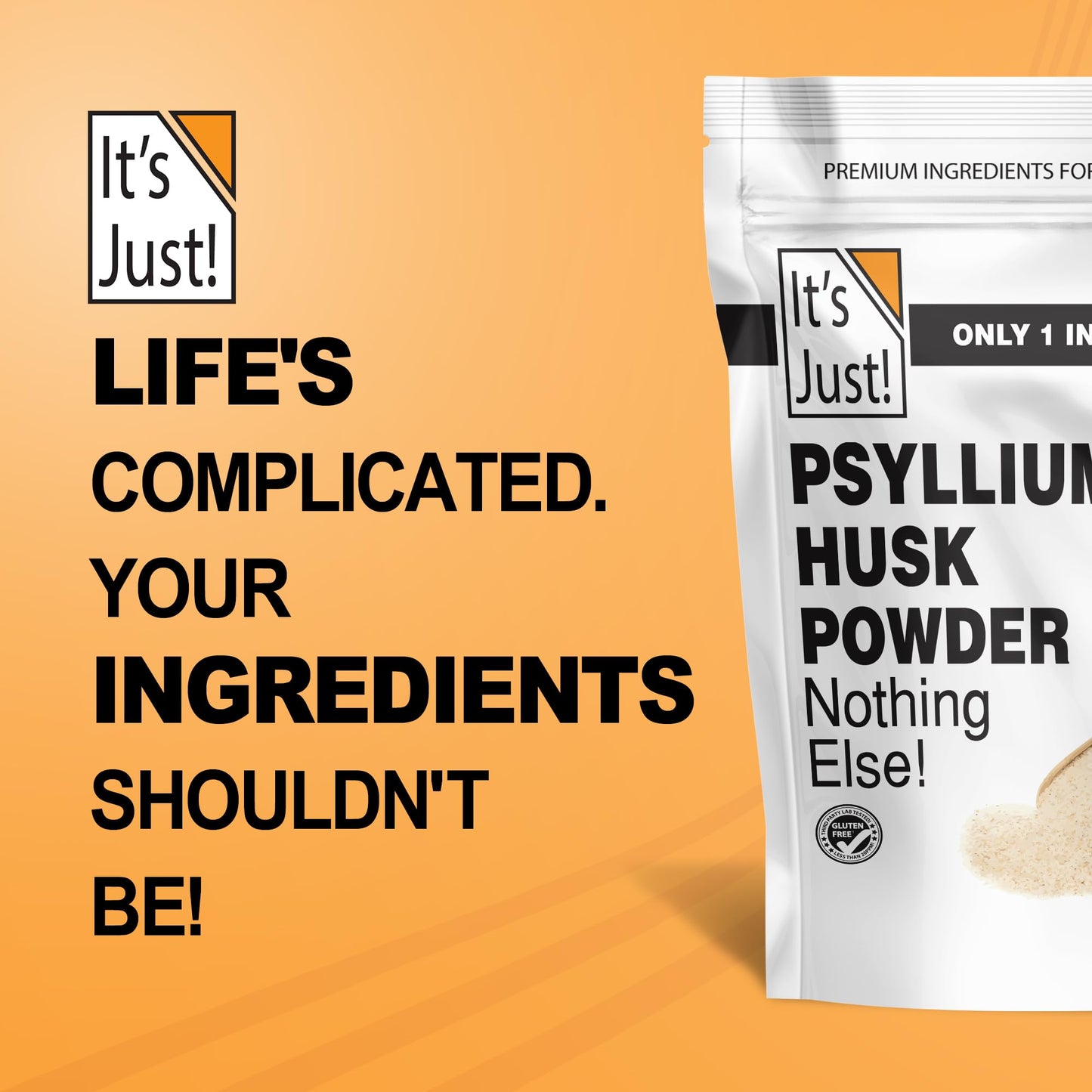 It's Just! Psyllium Husk Powder, 64