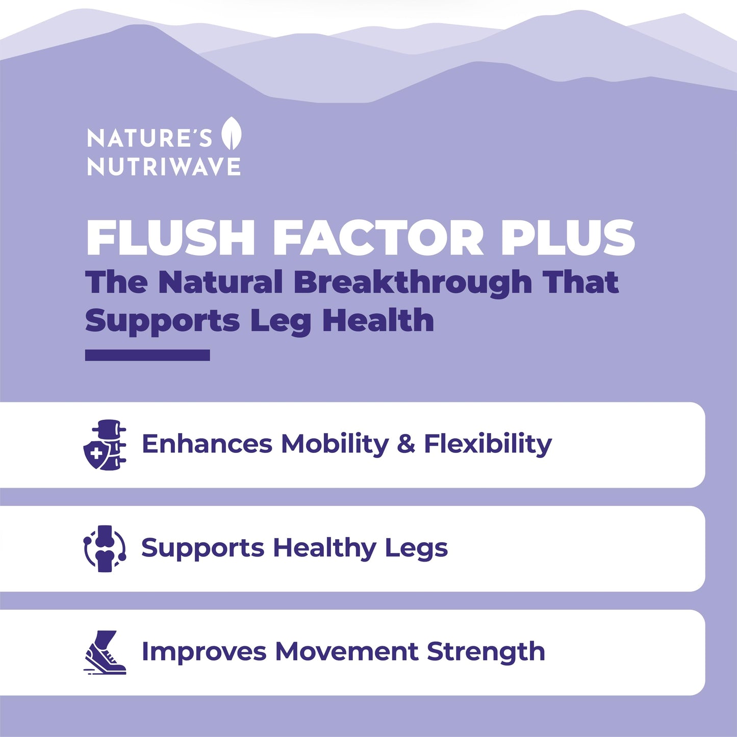 Nature’s NutriWave Flush Factor Plus Original Formula Capsules 90
