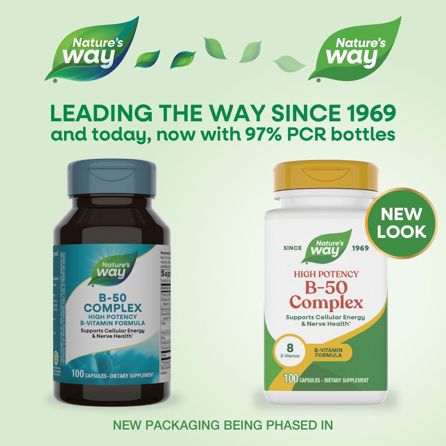 Nature's Way Vitamin B-50 Complex Capsule, 100 Count
