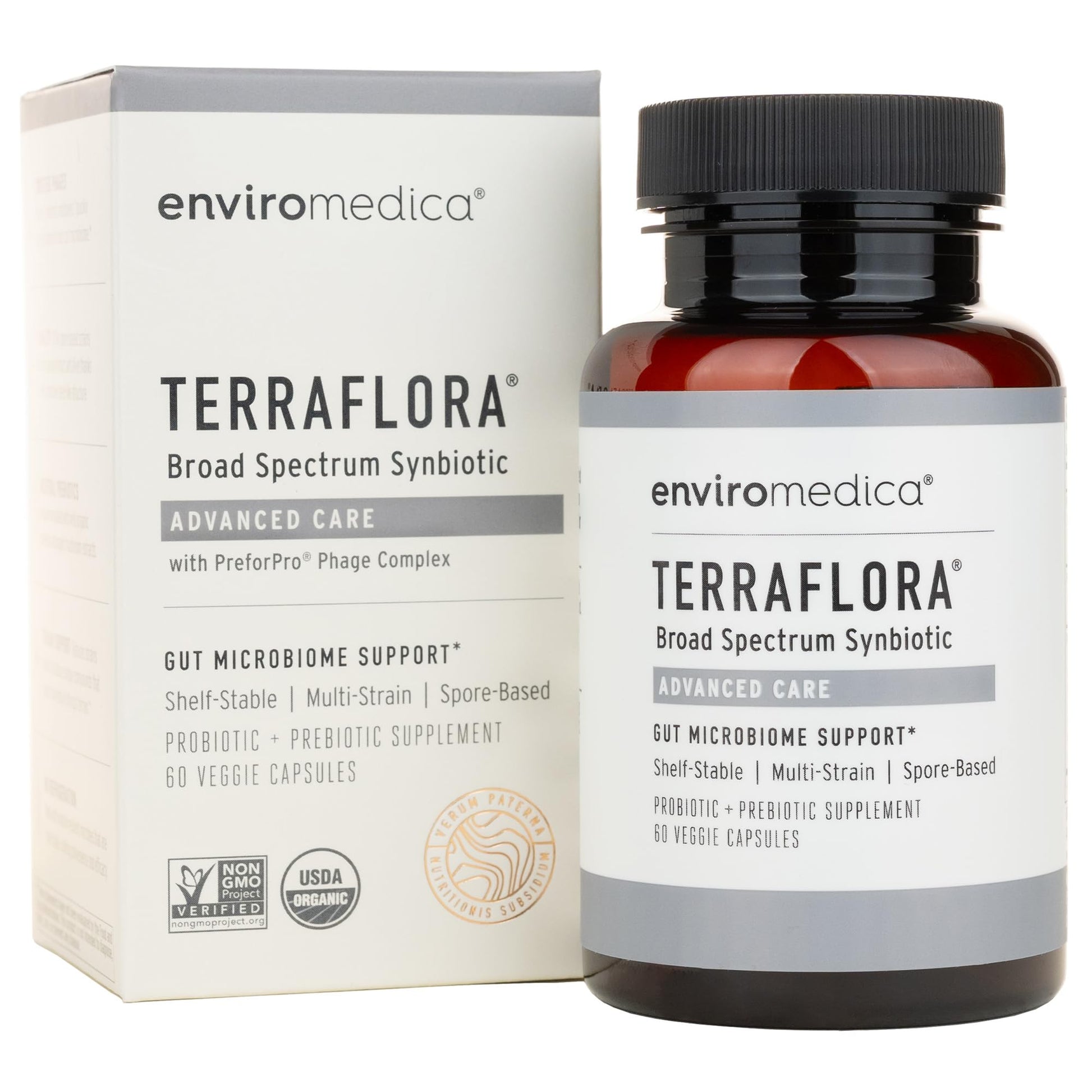 Enviromedica Terraflora Advanced Care Synbiotic Capsule, 60 Capsules