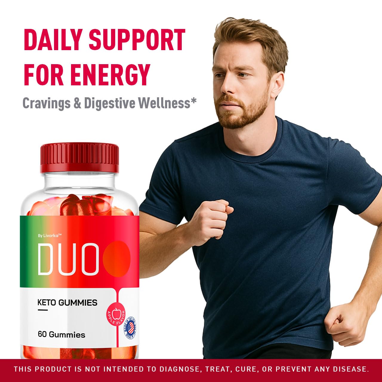 LIVORKA Duo Keto ACV Gummies 180 Gummies