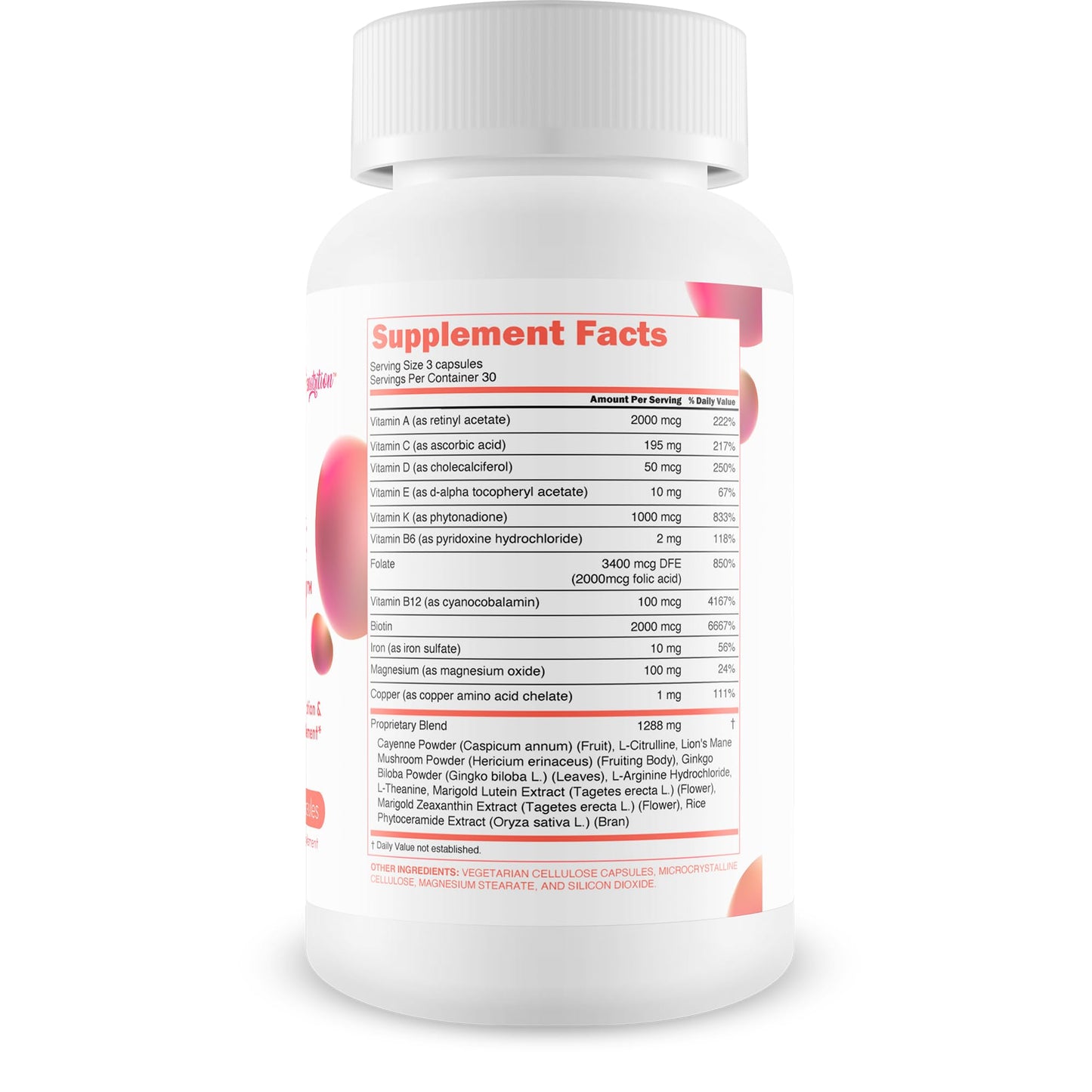 New Vibrations Nutrition Vital VP Blood Flow Supplement Capsule 90 Count