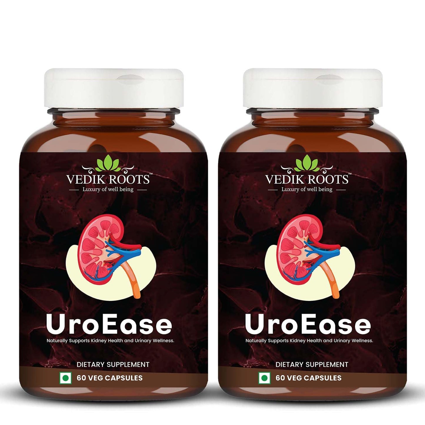 VEDIKROOTS UroEase 60 Capsules