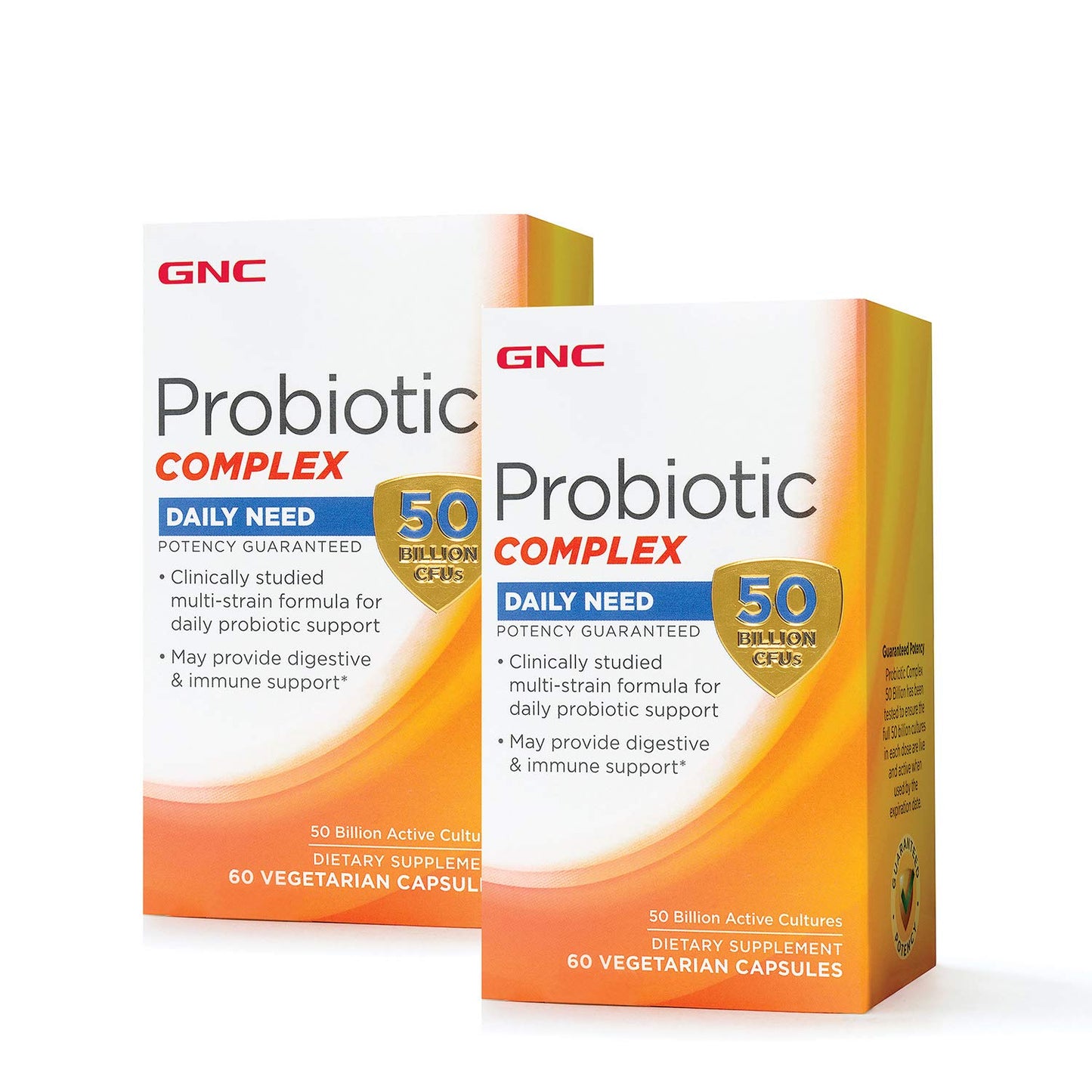GNC Probiotic Complex Daily Need 50 Billion CFU Capsules, 120 Count