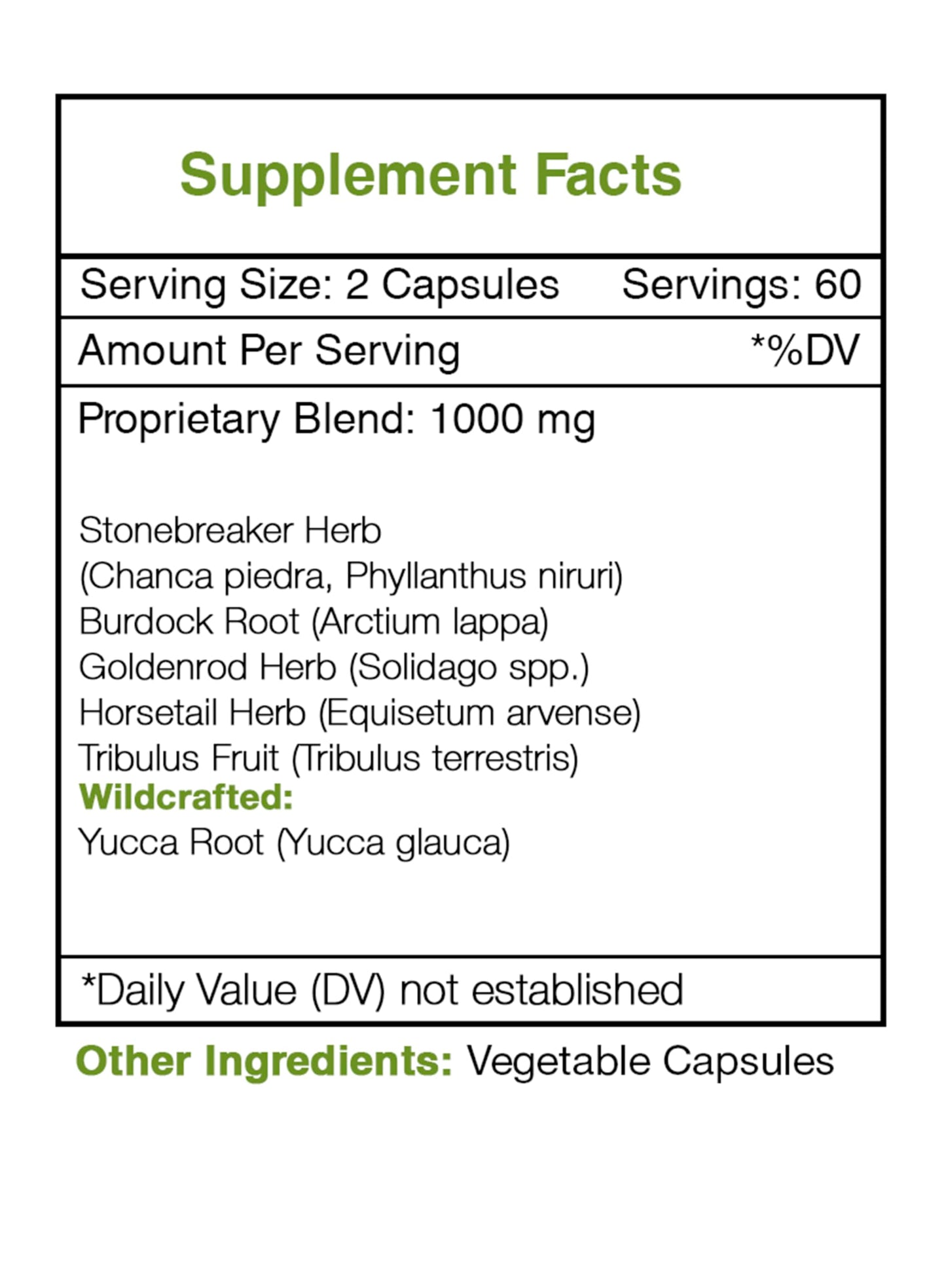 Secrets of the Tribe Stone Breaker Blend Capsules 120 Count