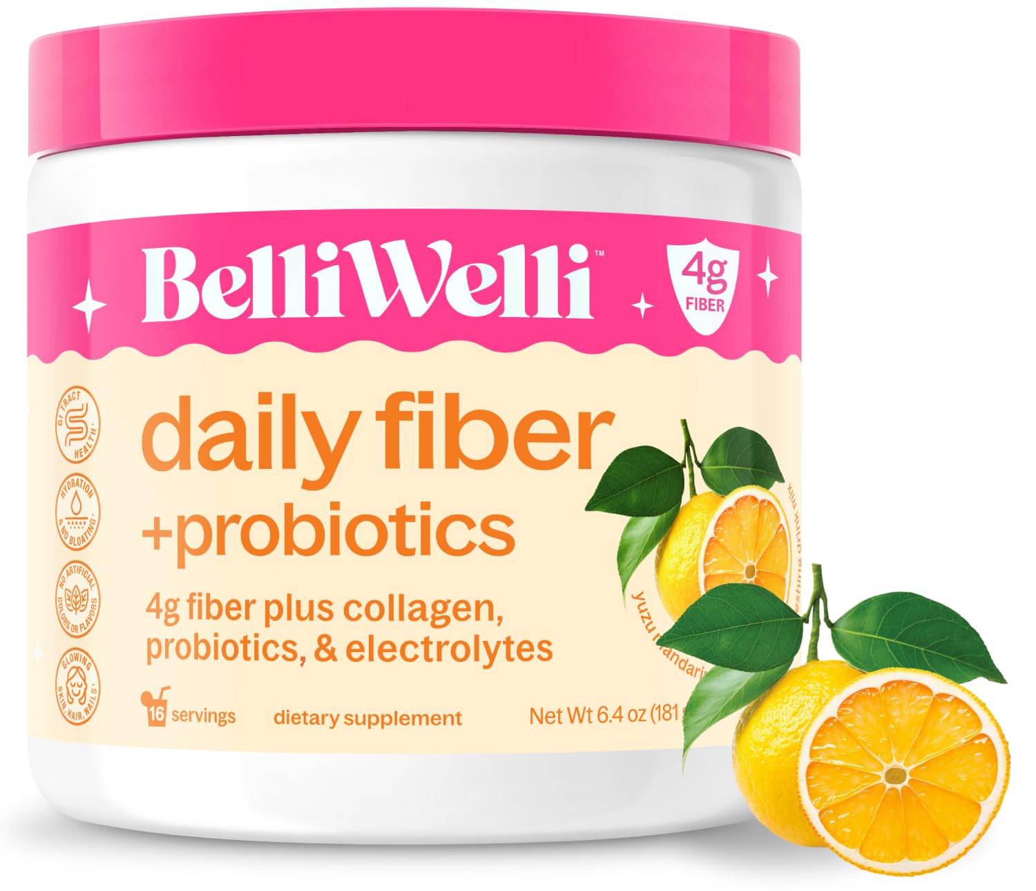 Belli Welli Fiber Supplement Powder 6.4 oz