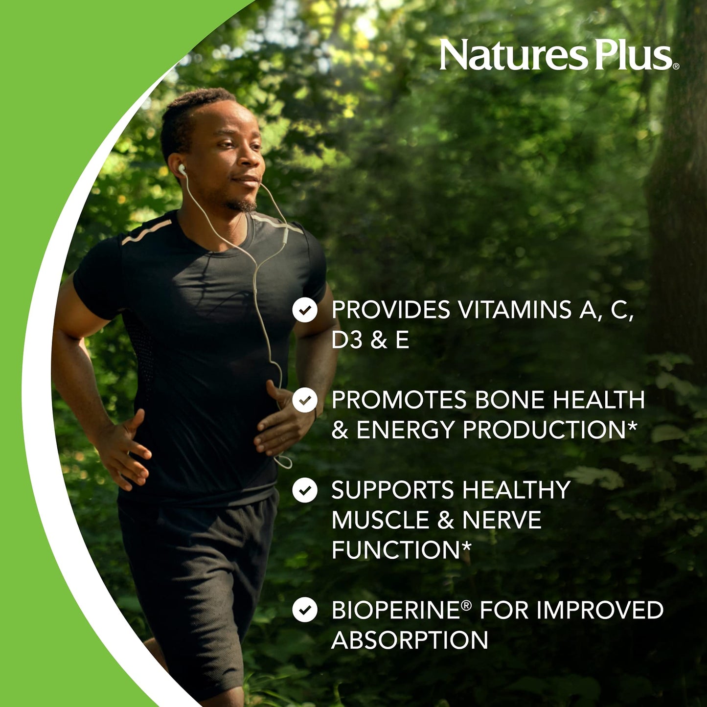 NaturesPlus Activated Coral Calcium with Magnesium & Vitamins Capsules 90 Count