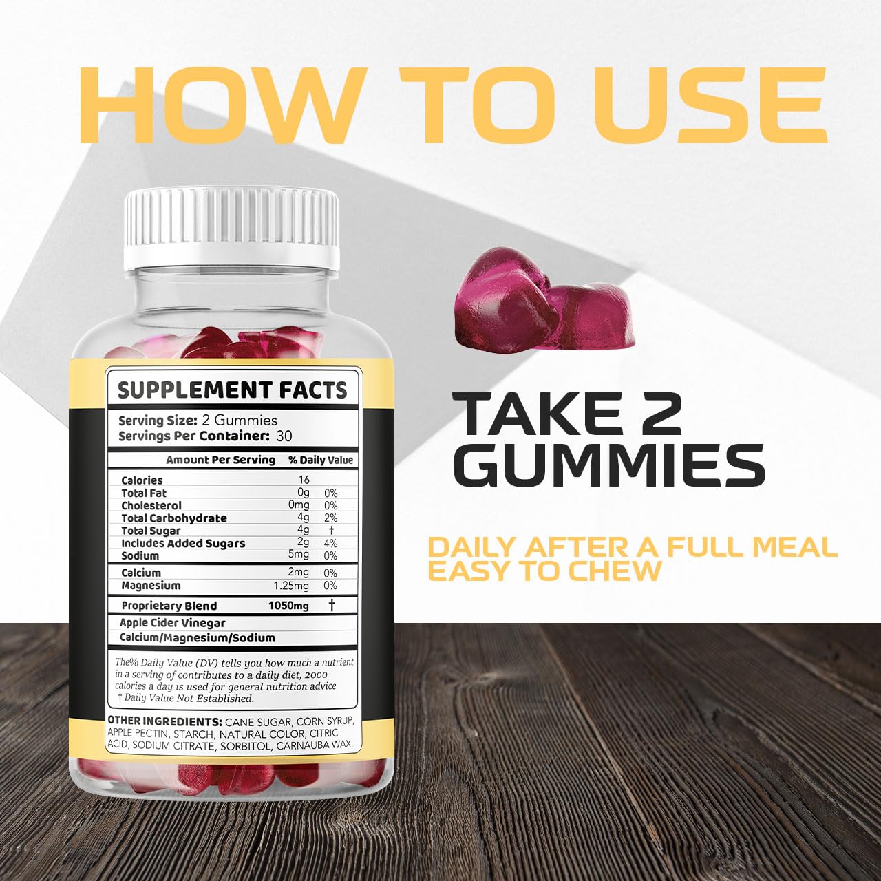 LIVORKA Alpha Bites Gummy 60 Count