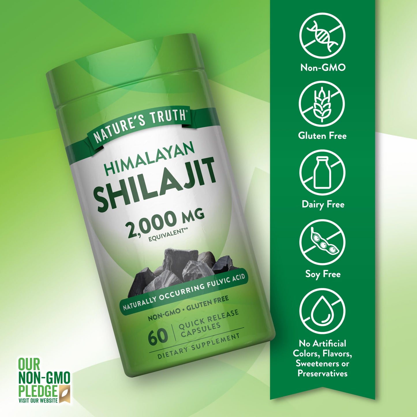 Nature's Truth Shilajit Capsule 60 Count