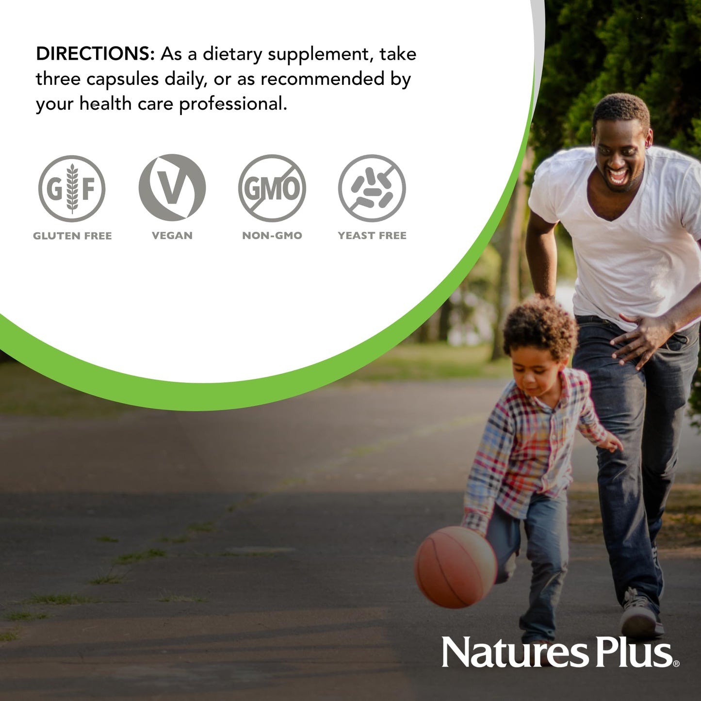 noi-NaturesPlus Kalmassure Magnesium 400 mg, 90 Capsules