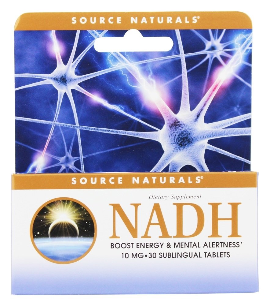 Source Naturals NADH 10mg, Boost Energy and Mental Alertness*, Lozenges, 30 Count