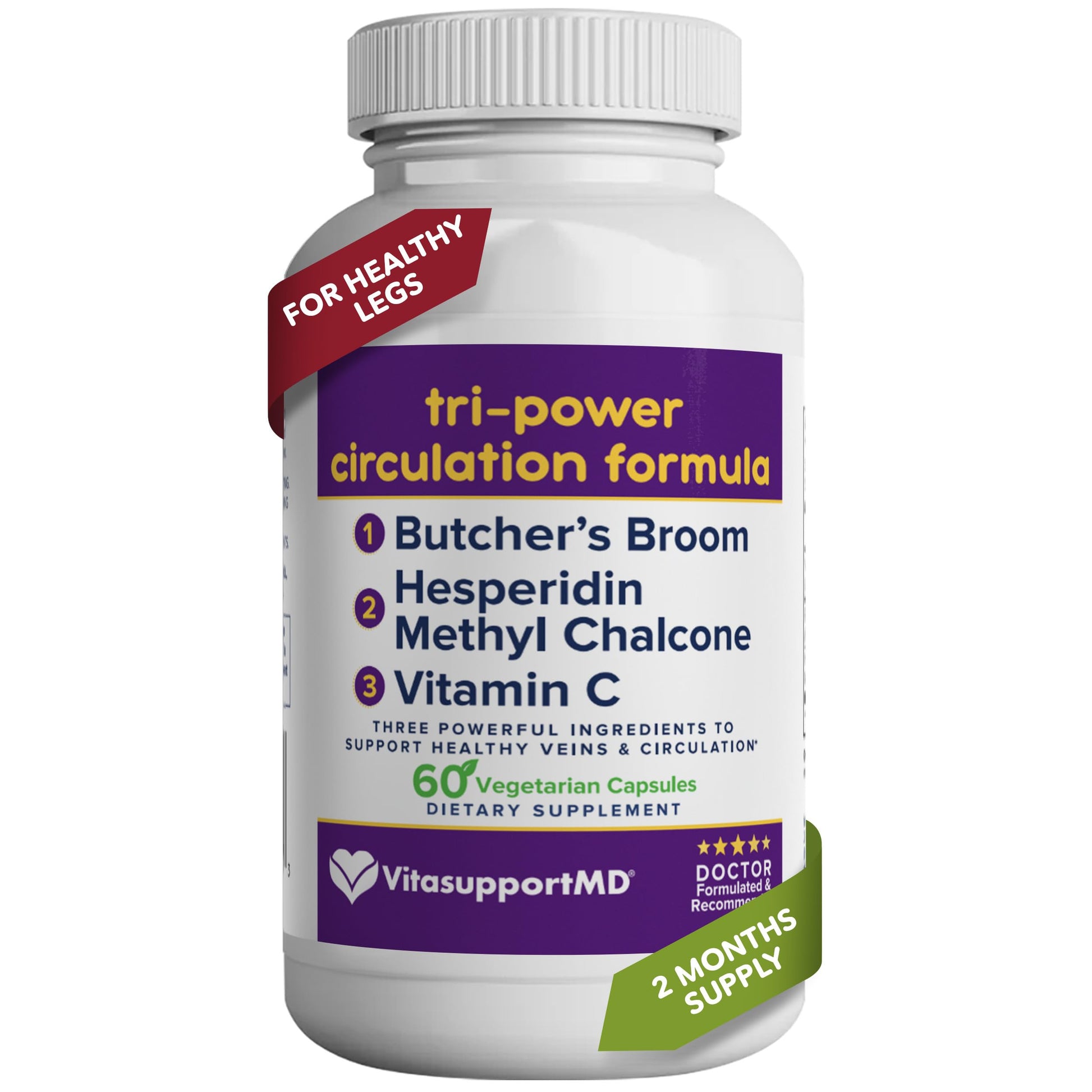 VITASUPPORTMD Tri-Power Circulation Formula 60 Capsules