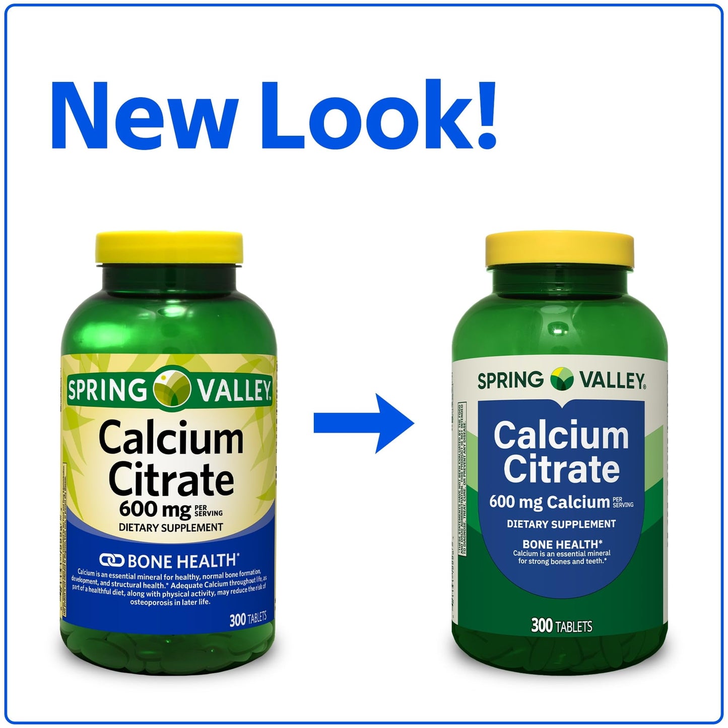 Generic Calcium Citrate Supplement 600 Mg per Serving Tablet, 300 Tablets