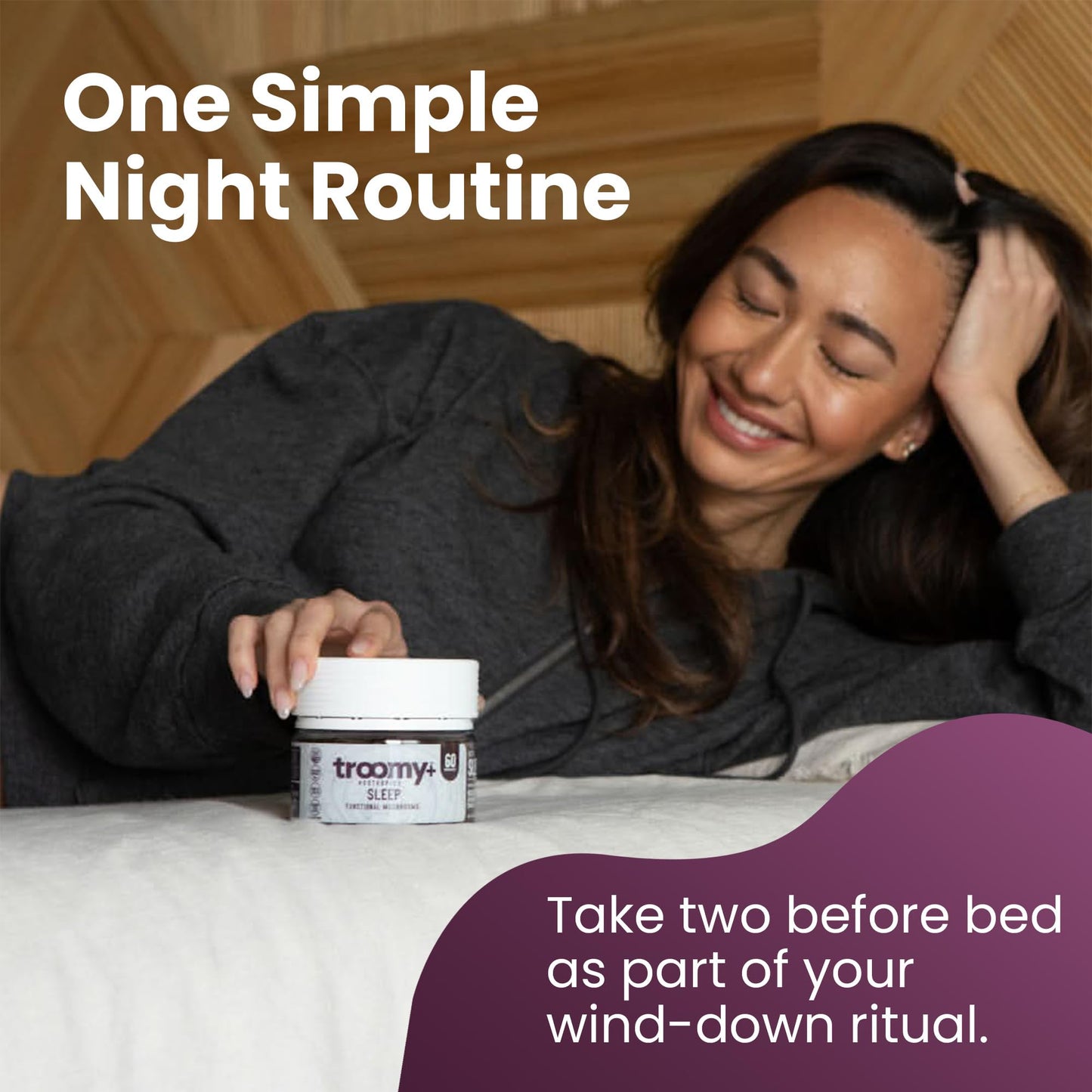 Troomy Nootropics Sleep Gummies for Adults and Kids, 60 Count