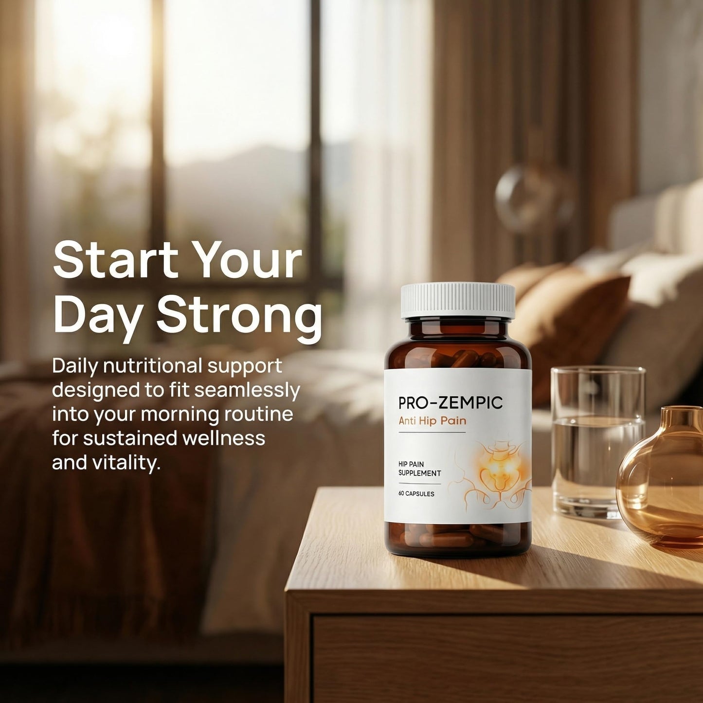 MEMOCORE Pro-zempic for Hip Pain Capsules, 60 Capsules