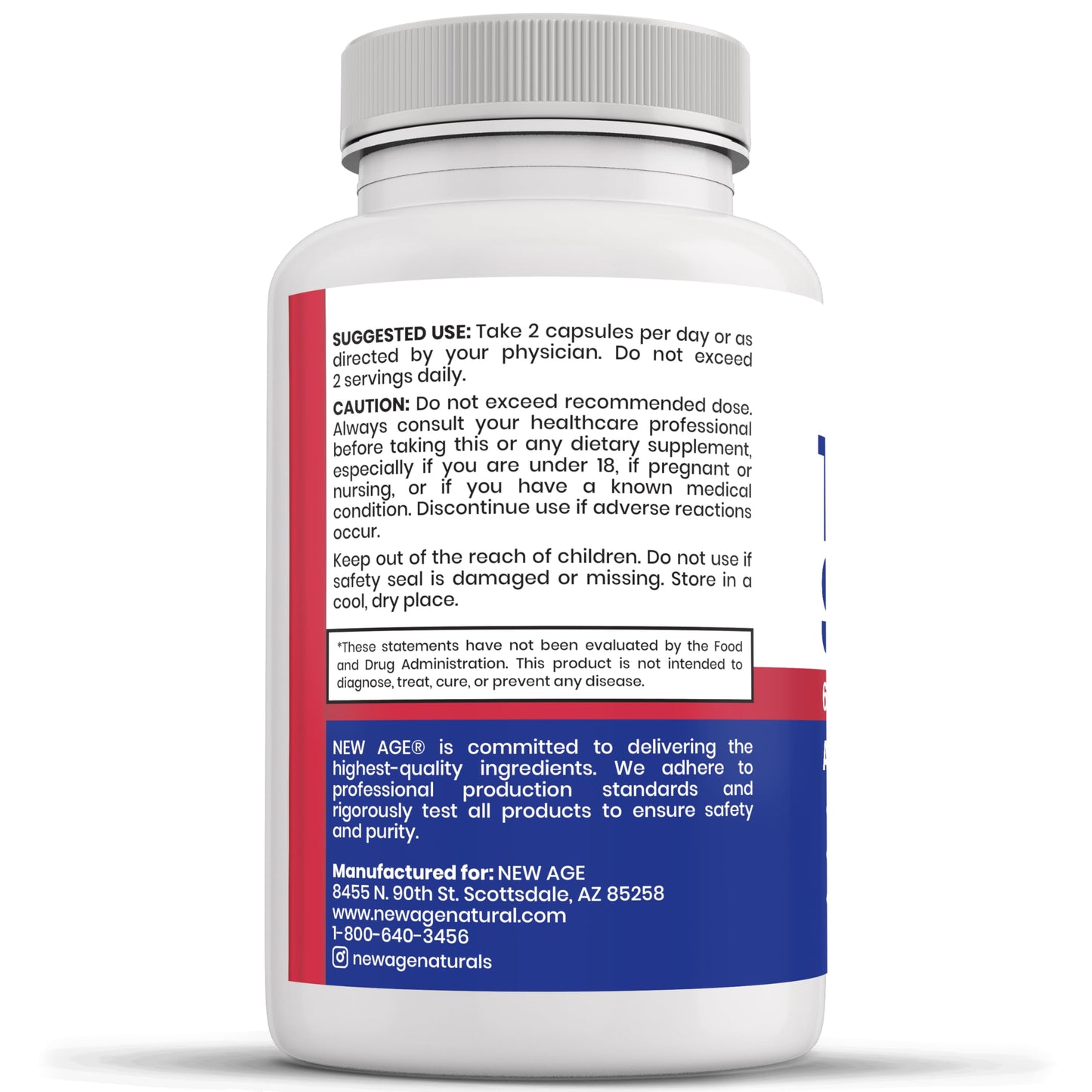 NEW AGE Thyroid Support Supplement Capsule 180 Capsules