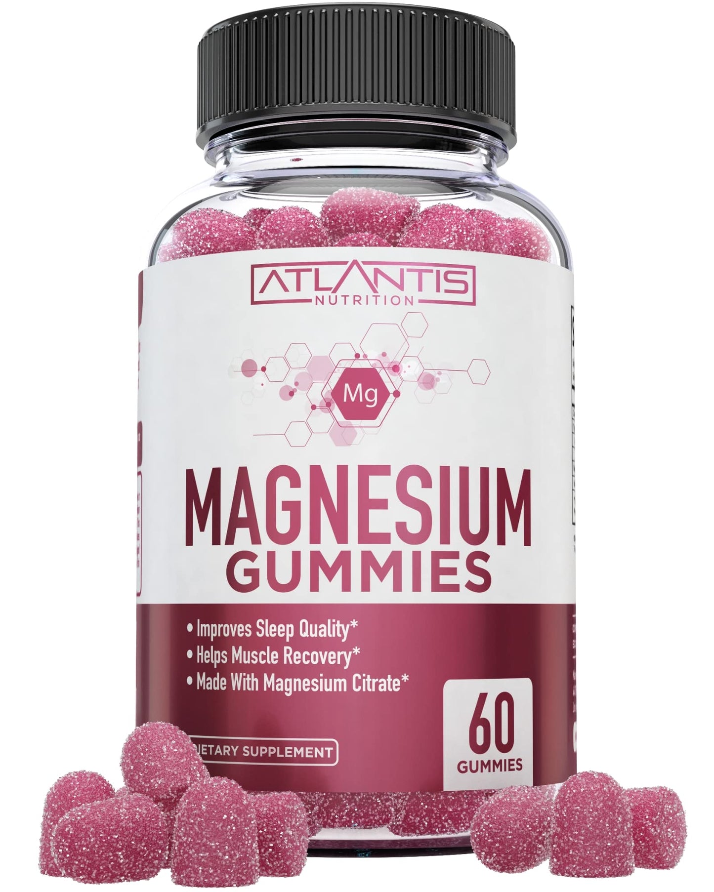 Atlantis Nutrition Magnesium Citrate Gummies 60 Gummies