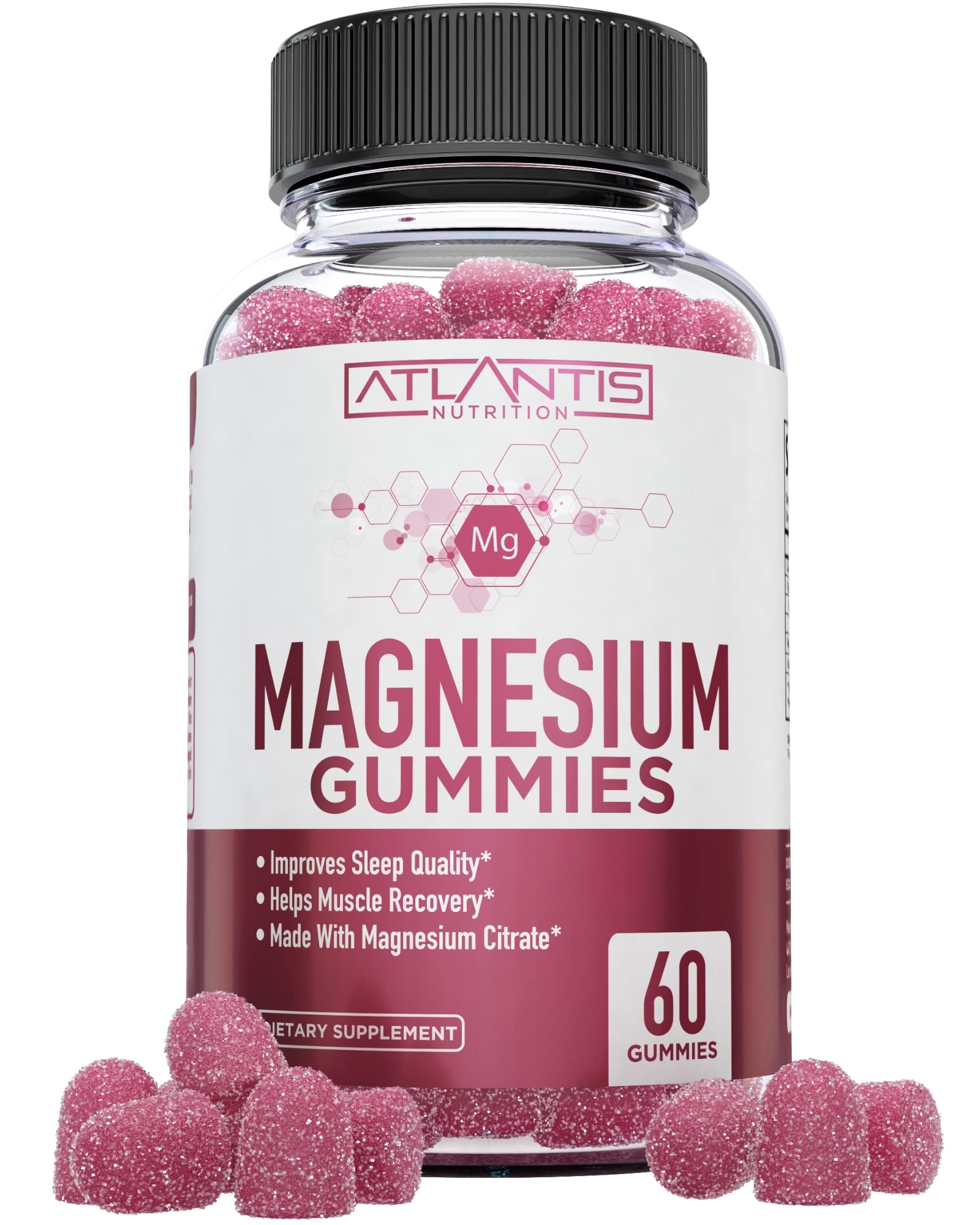 Atlantis Nutrition Magnesium Citrate Gummies 60 Gummies