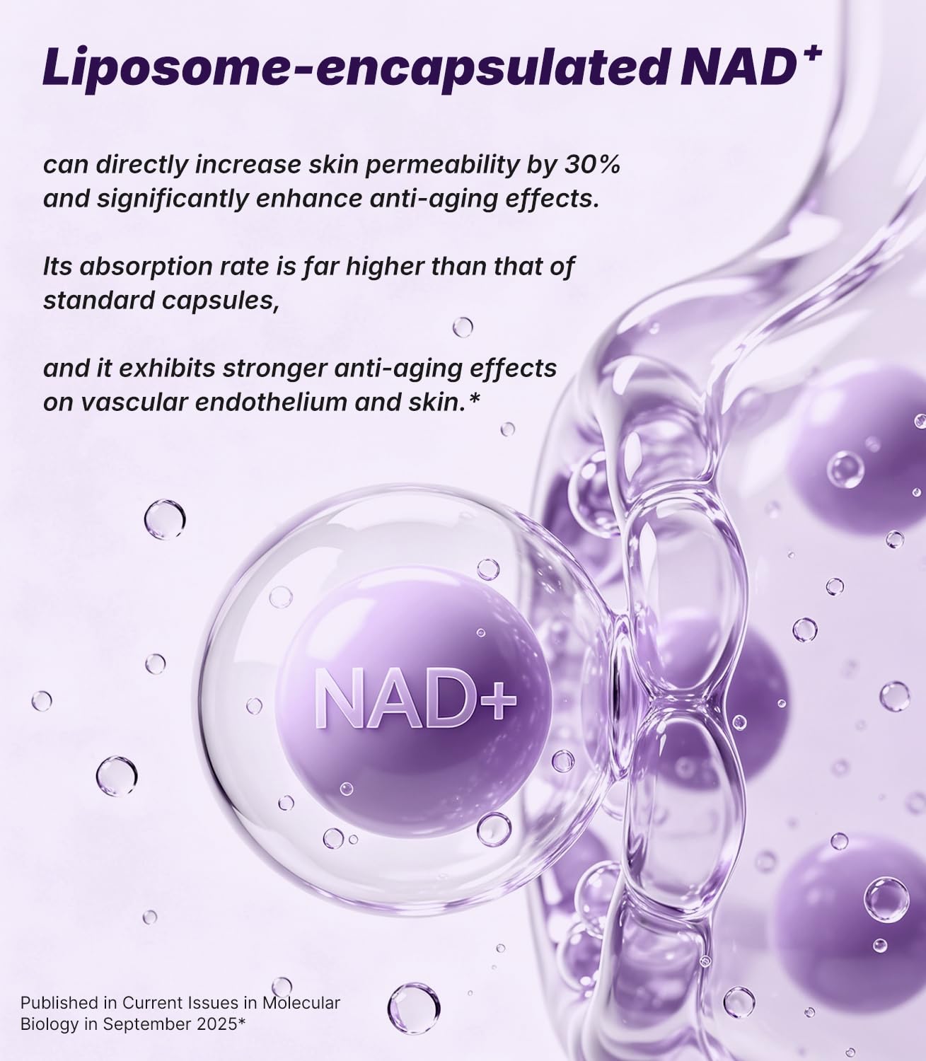 Oopeatol NAD Supplement with Resveratrol 500mg Capsule, 60 Capsules