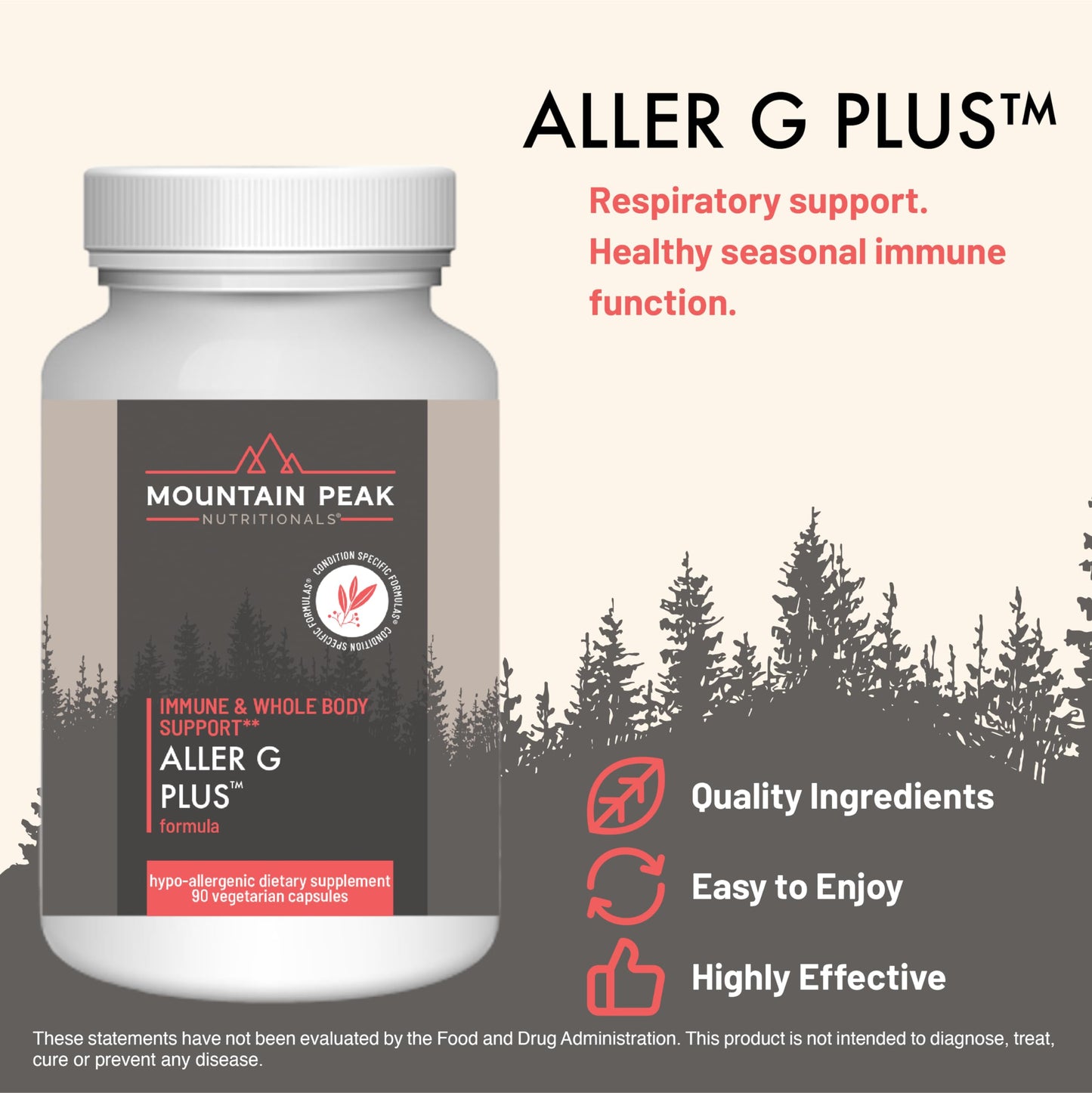 Mountain Peak Nutritionals Aller G Plus Capsule 90 Count