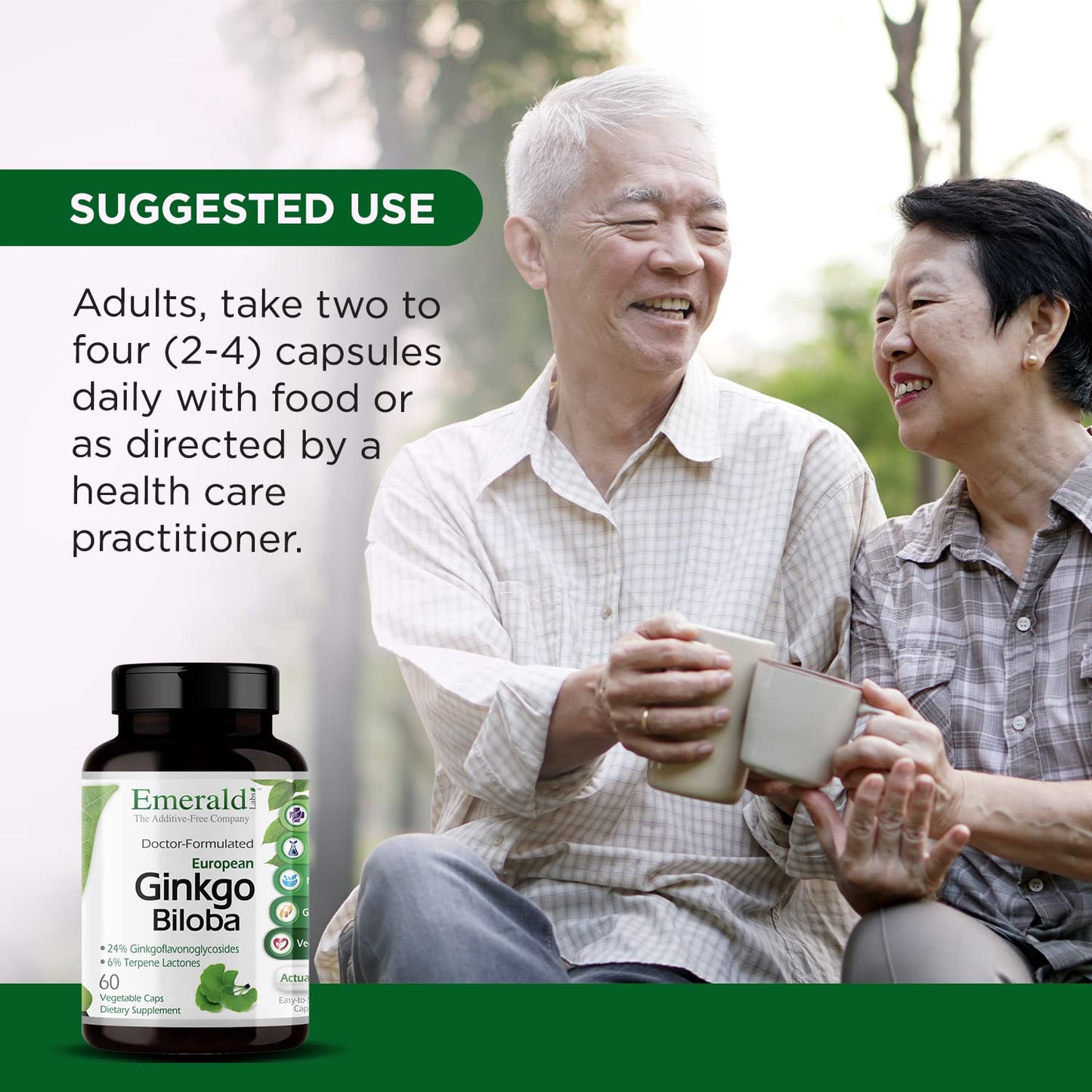 Emerald Labs Ginkgo Biloba Extract Capsule 60 Count