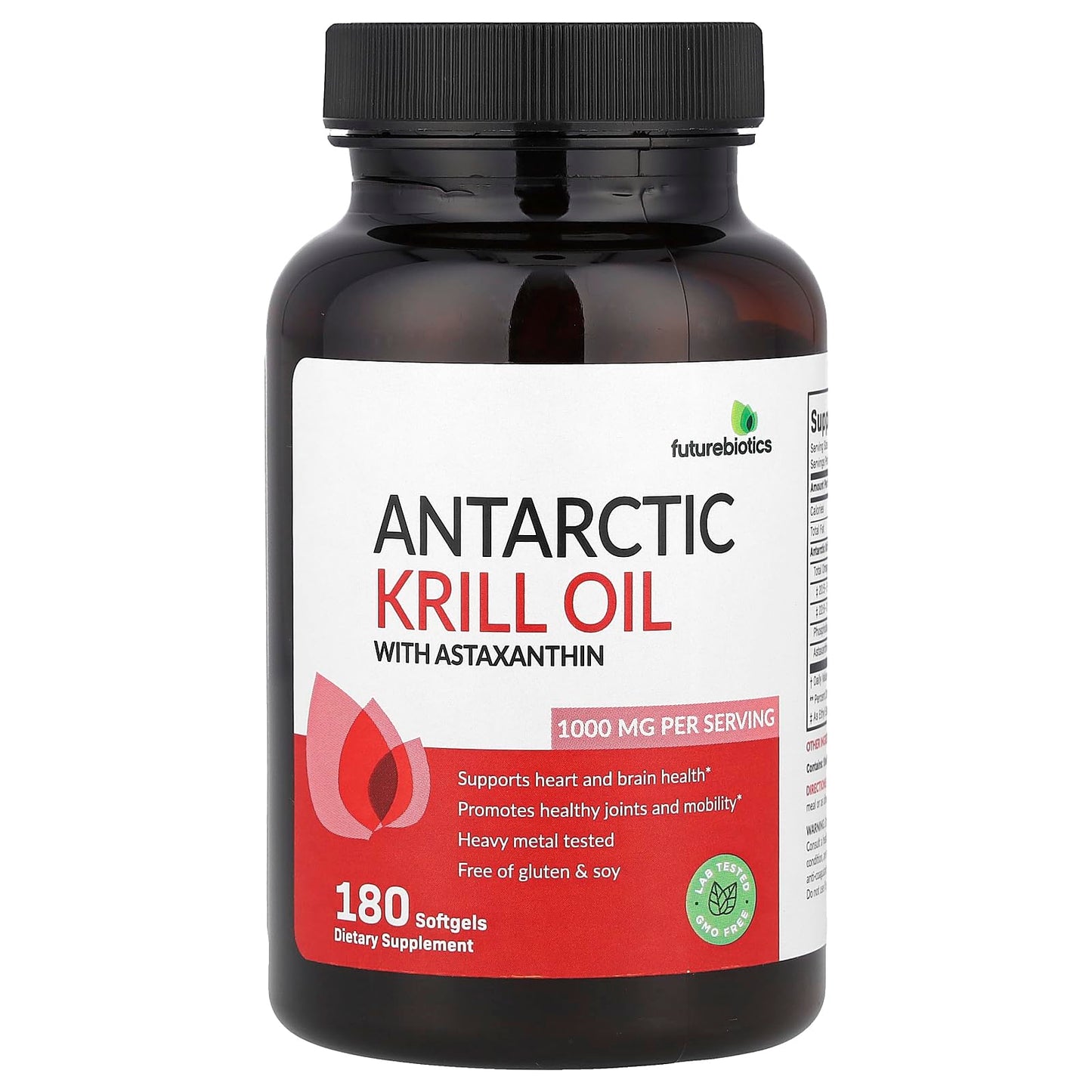Futurebiotics Antarctic Krill Oil with Astaxanthin 180 Softgels