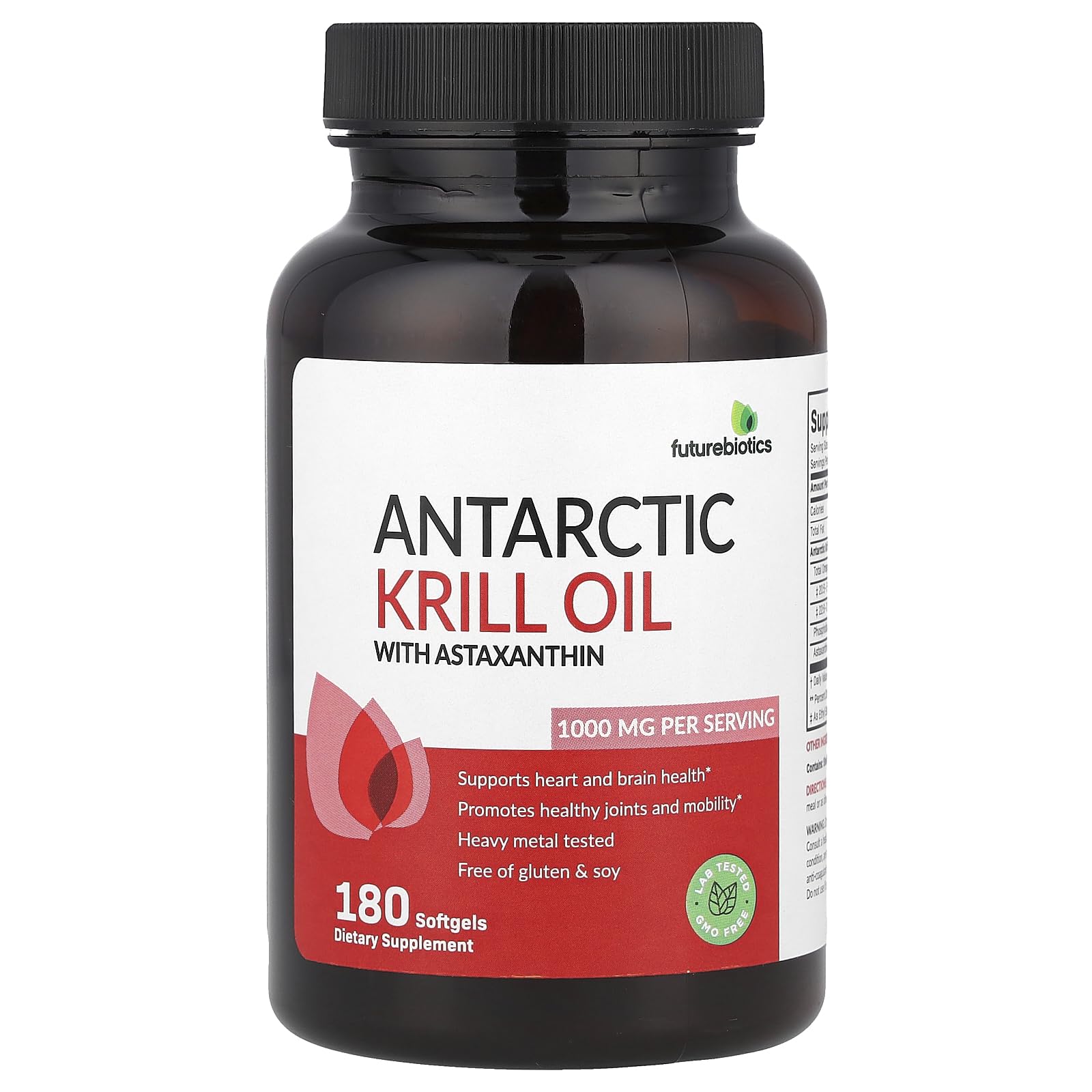 Futurebiotics Antarctic Krill Oil with Astaxanthin 180 Softgels