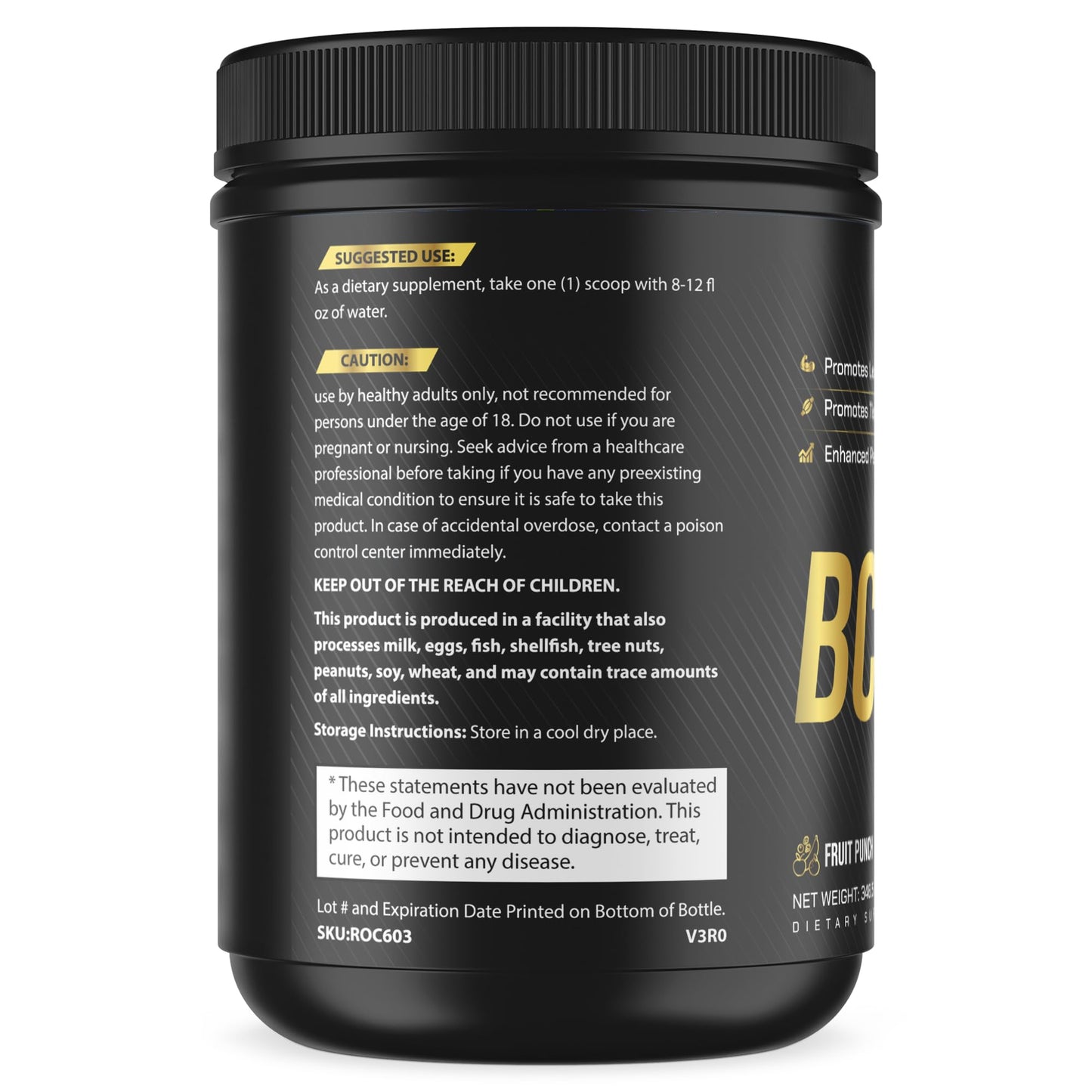 Triumph Vitamin BCAA Powder 7.7 Ounce
