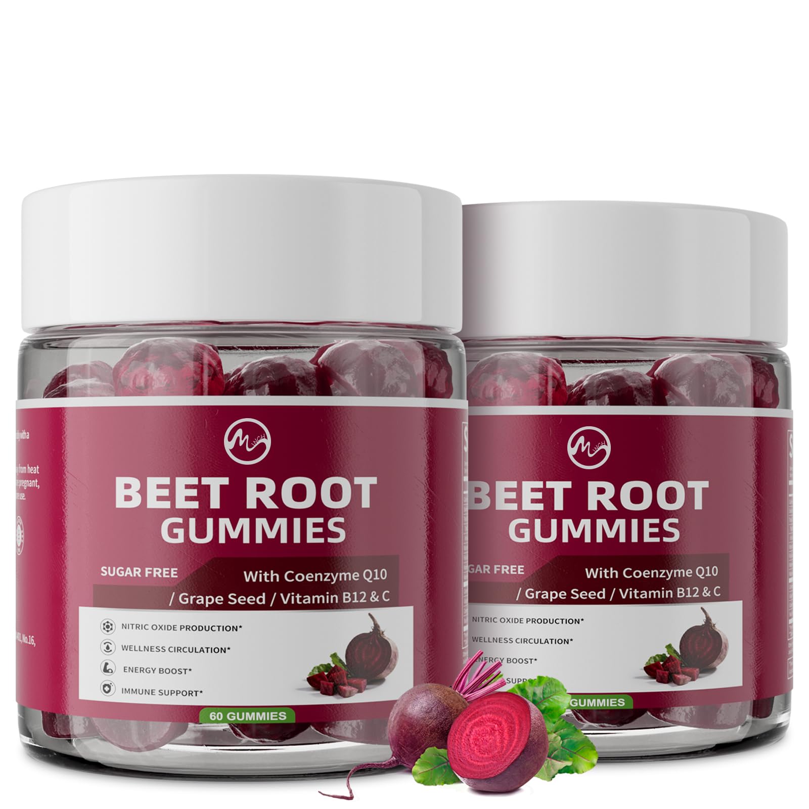 M inch Beet Root Gummies, 120 Gummies