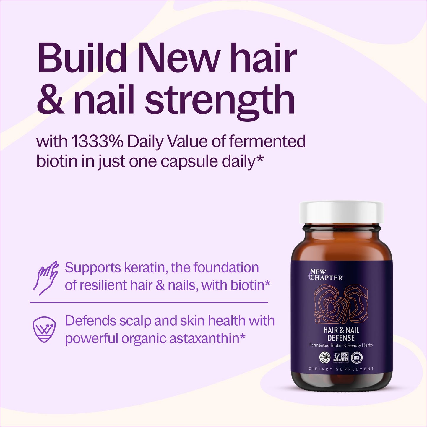 New Chapter Hair Skin & Nails Vitamins Capsule 30 Count