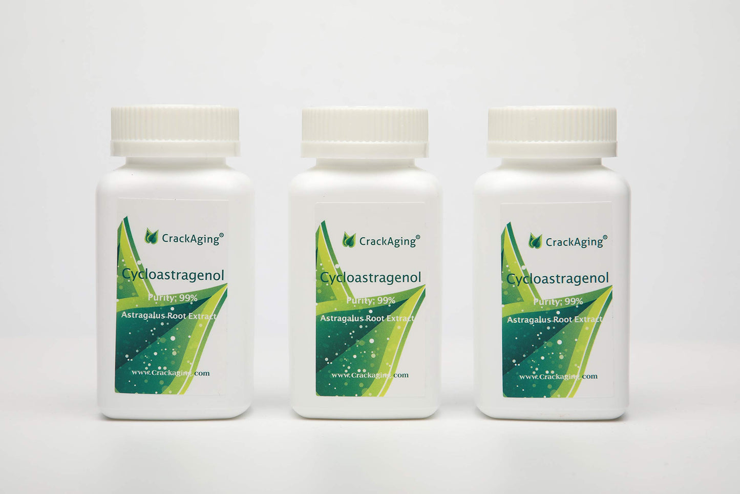 Crackaging Super-Absorption Cycloastragenol 98% Telomere Cellular Vitality Supplement DNA & Immune Support, 90 Capsules