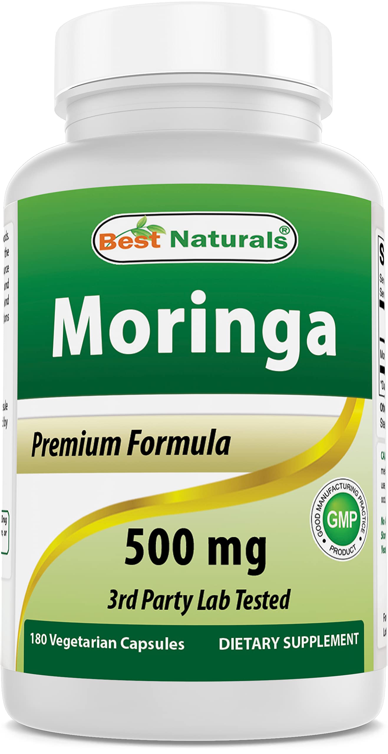 Best Naturals Moringa 500 mg Capsule, 180 Capsules