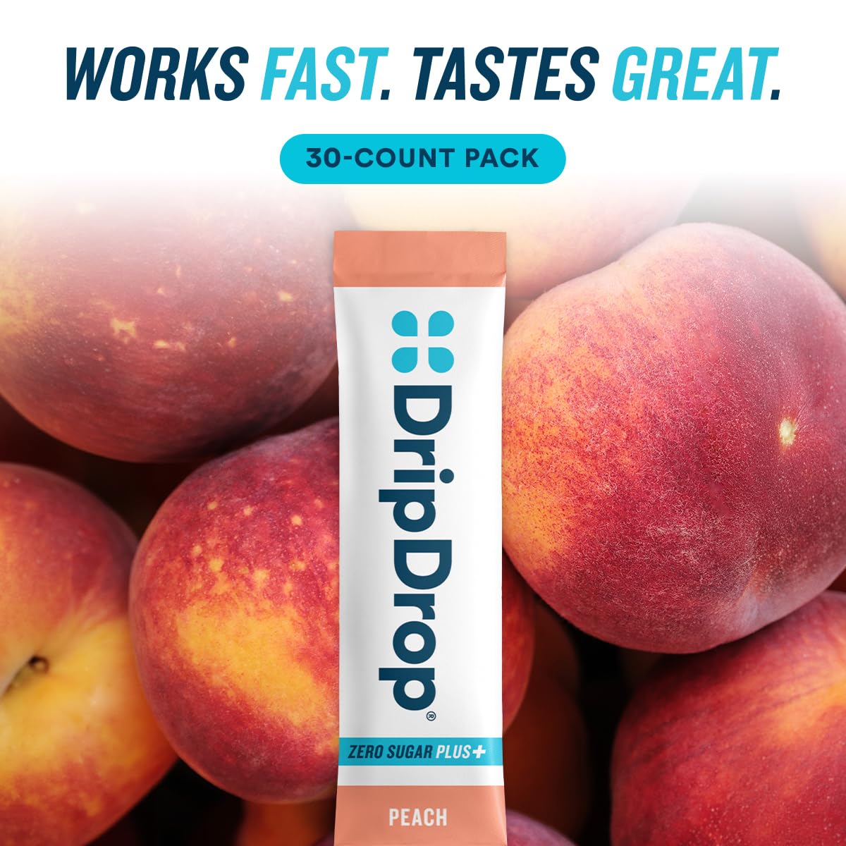 DripDrop Hydration Zero Sugar Electrolyte Packets Powder 30 Count