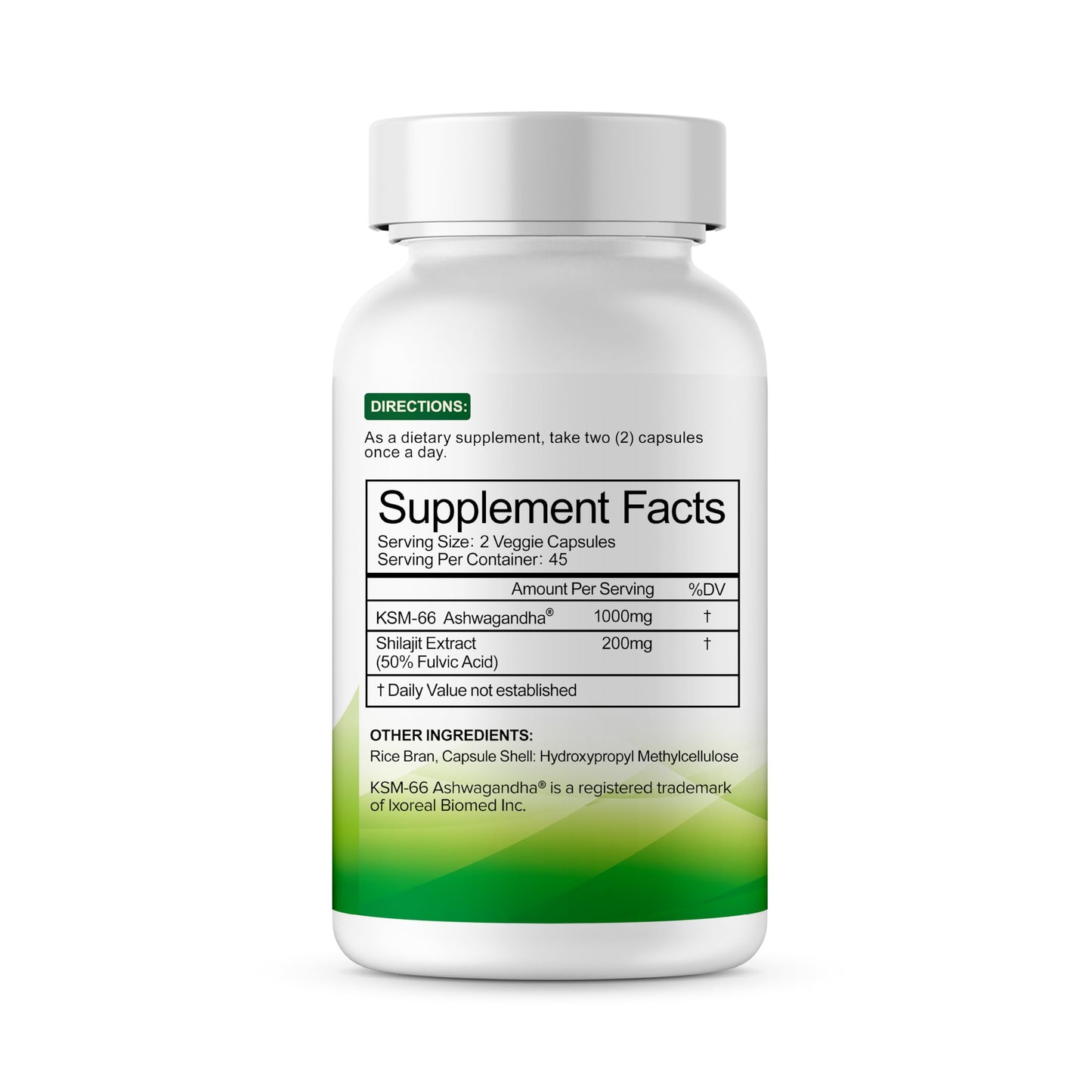 Whole Vitas KSM-66 Ashwagandha and Shilajit Extract Capsules, 90 Capsules