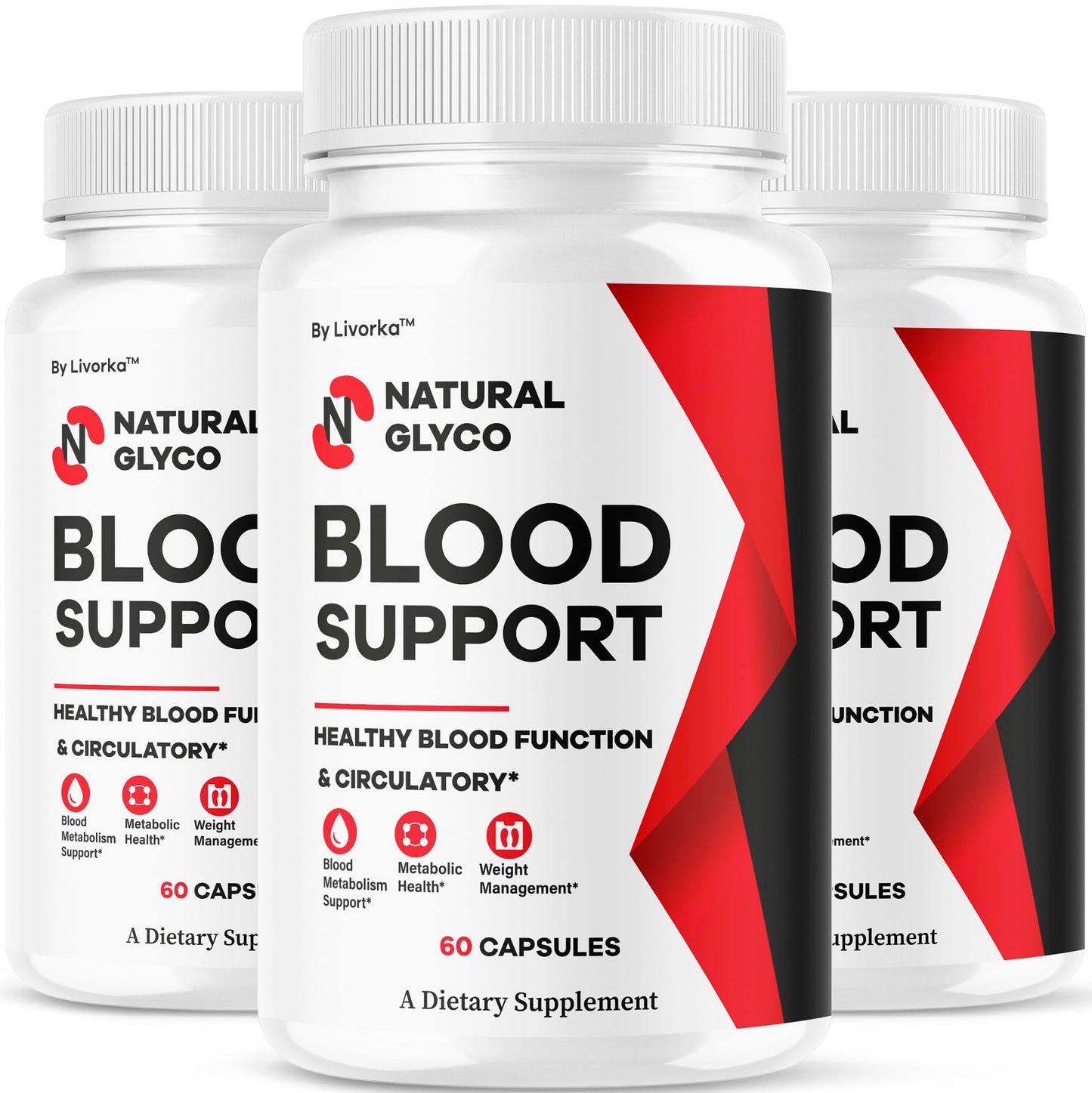 LIVORKA Natural Glyco Support Glycogen Supplement Premium Advanced Formula Capsules 180 Capsules