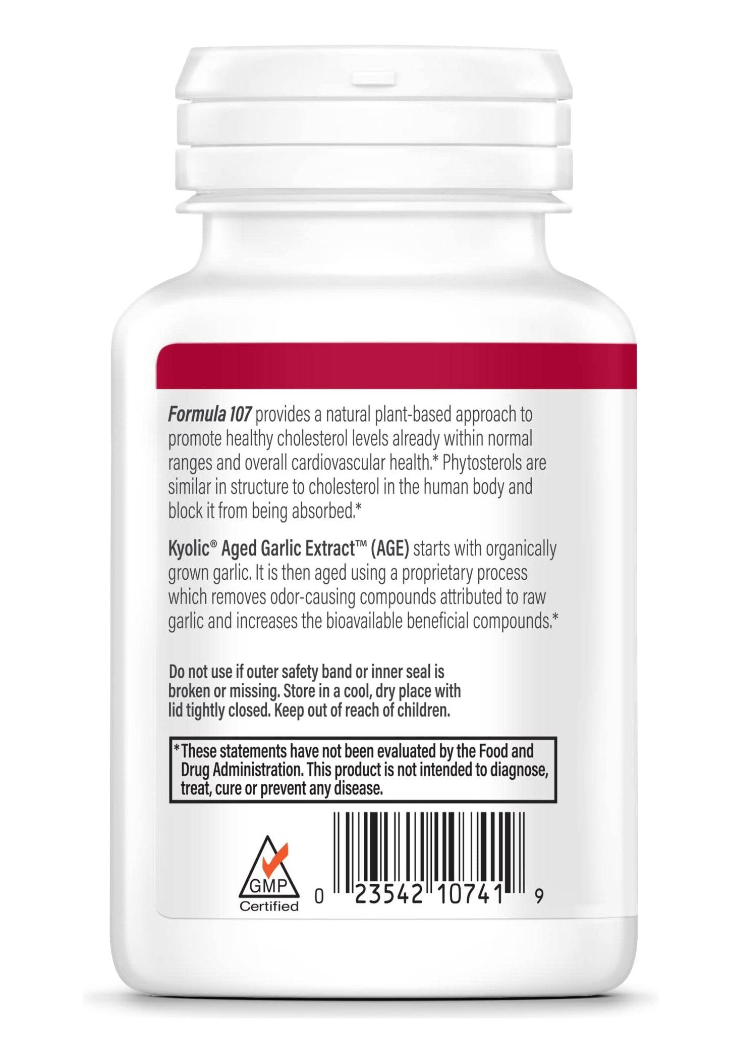 Kyolic Aged Garlic Extract Formula 107 Capsule 80 Count