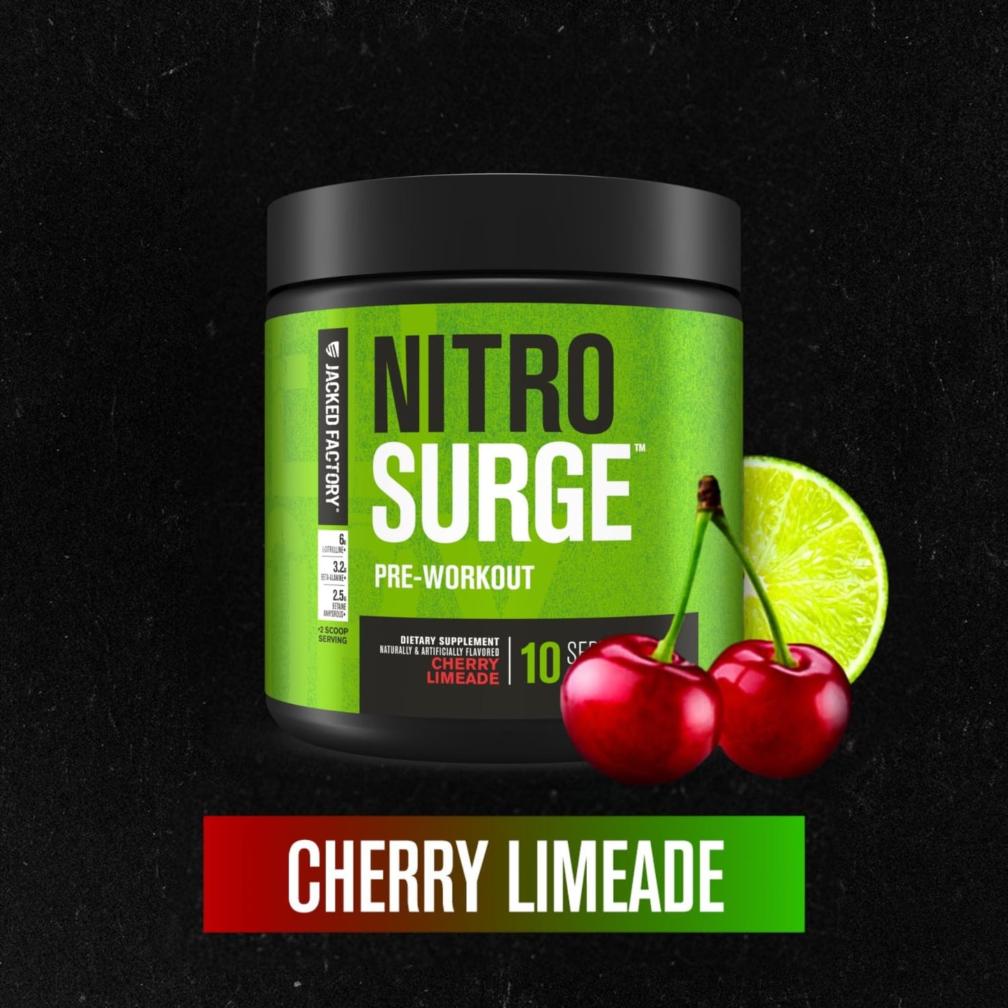 Jacked Factory Nitrosurge Pre Workout Powder 10 Servings