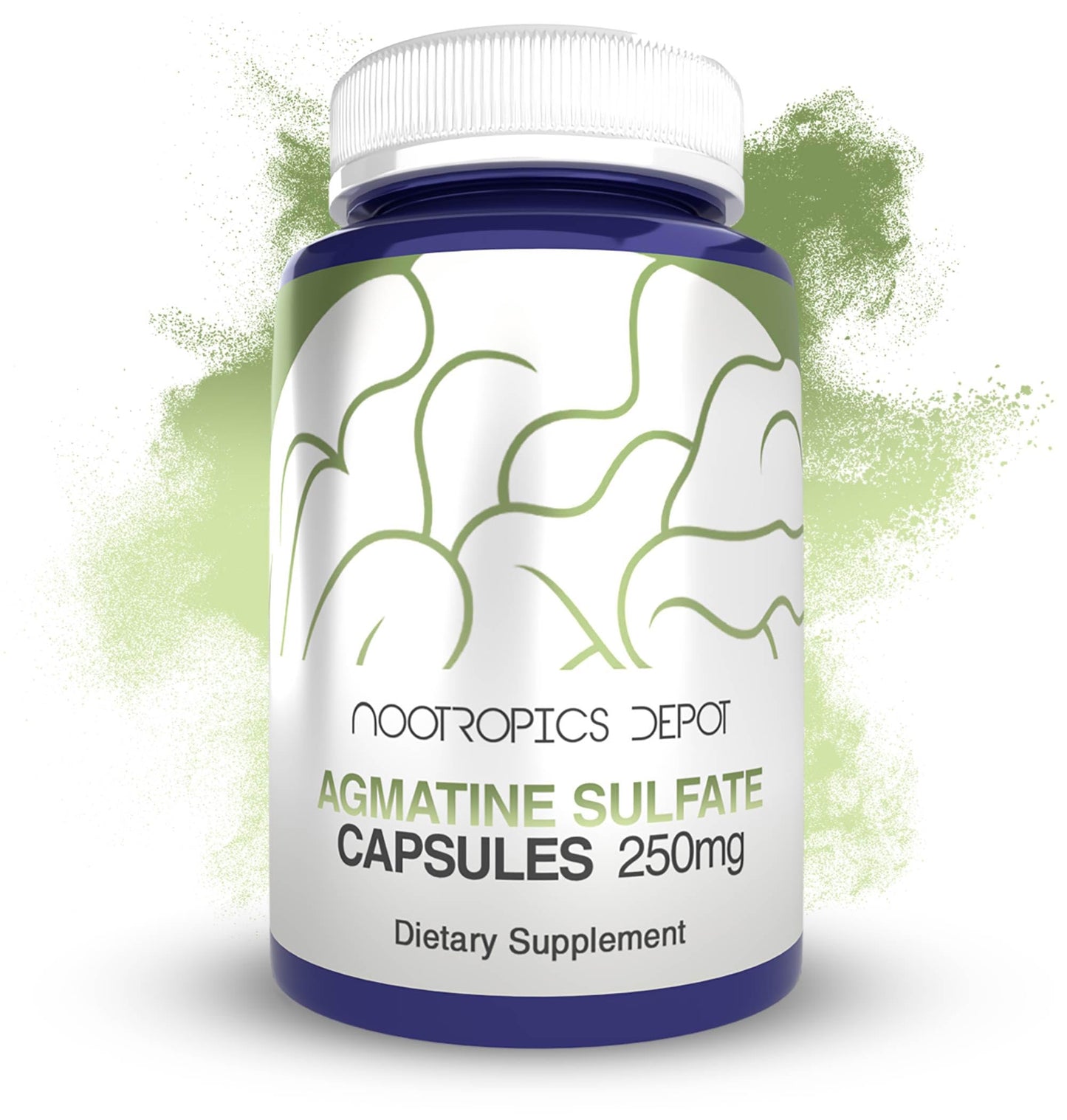 Nootropics Depot Agmatine Sulfate 250mg Capsules 240 Count